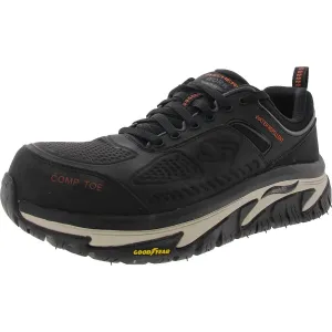 200154 Mens Steel Toe Leather Work & Safety Shoes