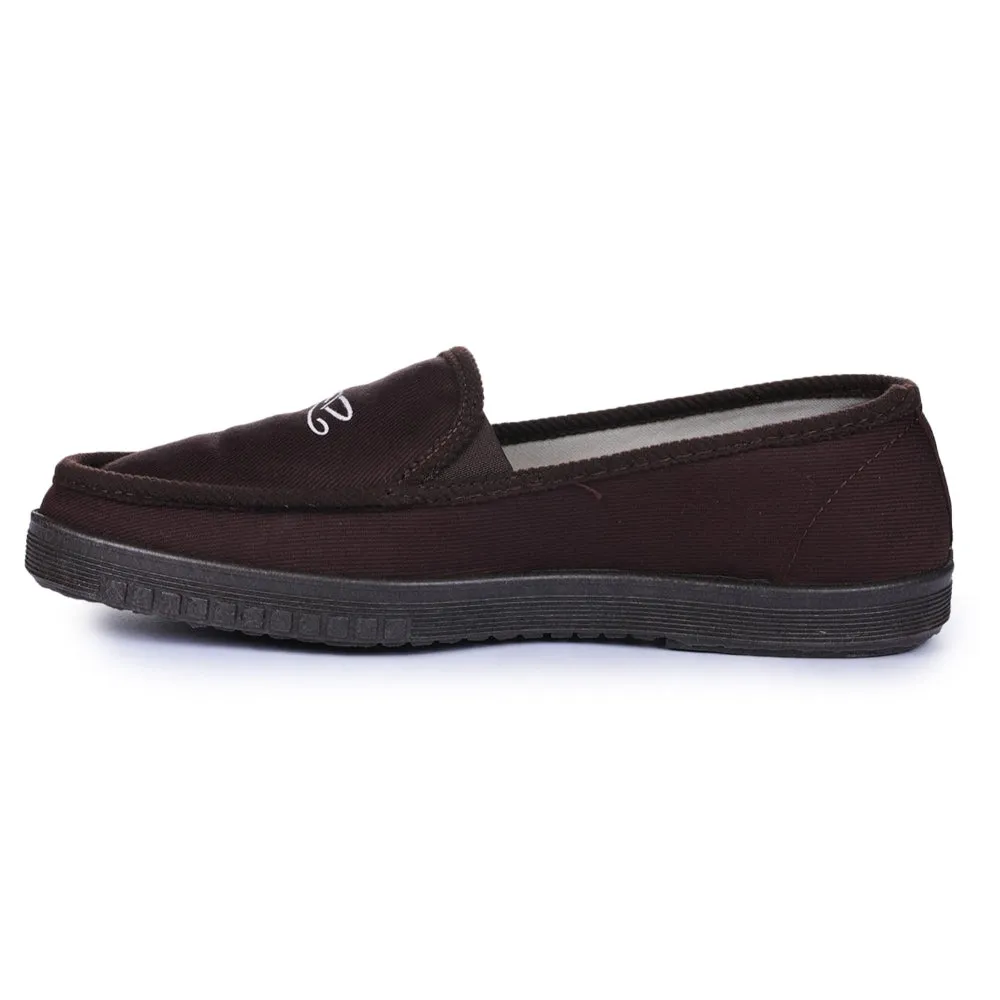 A-HA Brown Casual Non Lacing Shoes For Men WALKER-E By Liberty