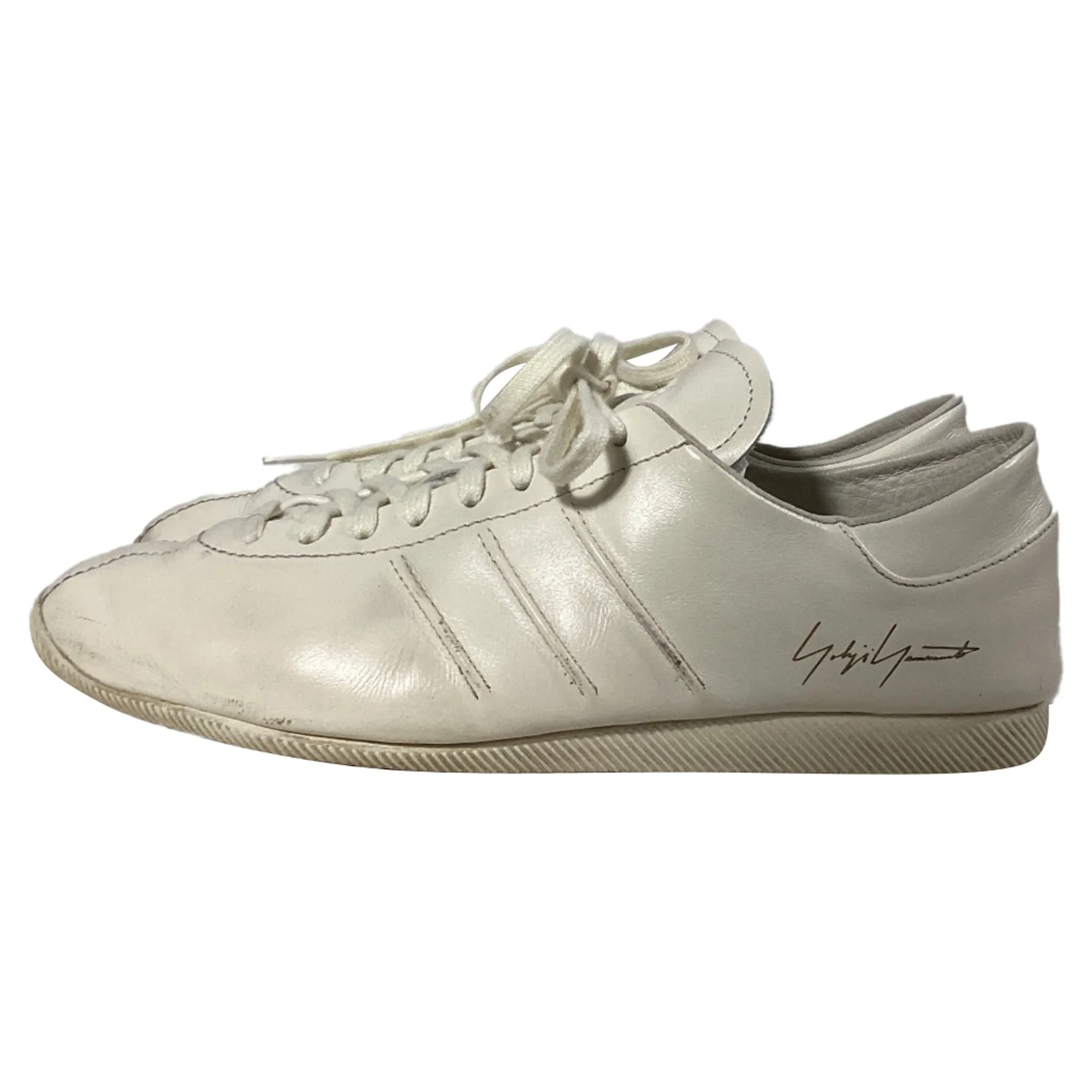 Adidas x Y-3 Japan Sneakers in White Leather