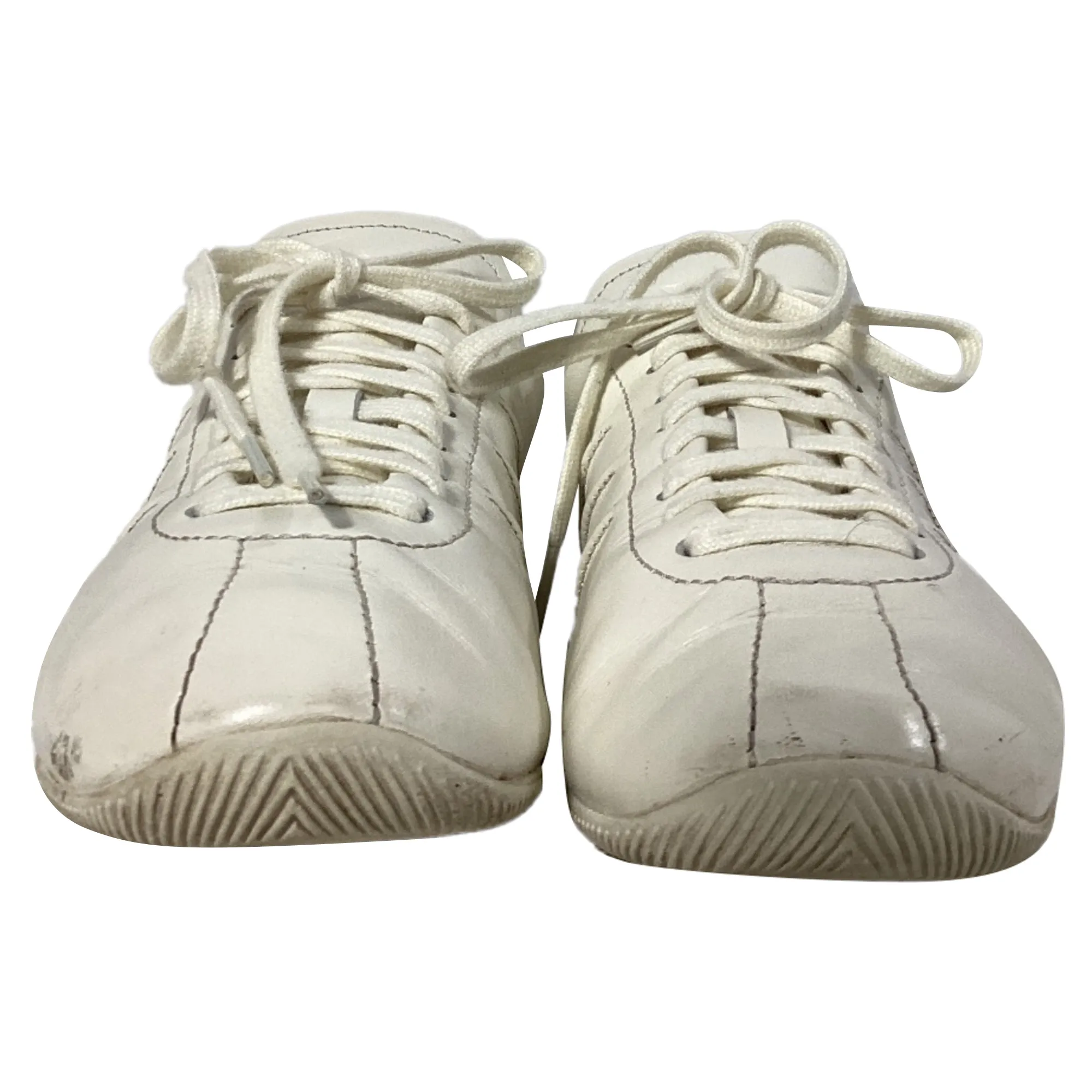 Adidas x Y-3 Japan Sneakers in White Leather
