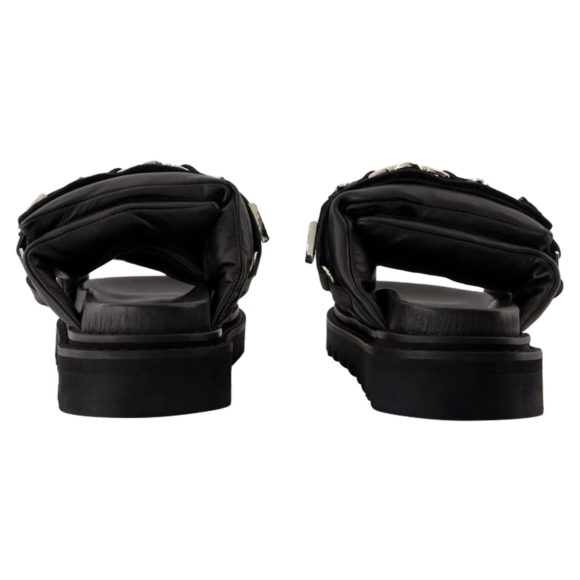 Aj1382 Sandals - Toga Pulla - Leather - Black