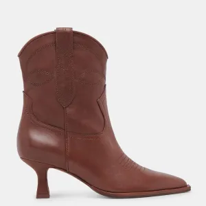 Angel Booties Chocolate Leather