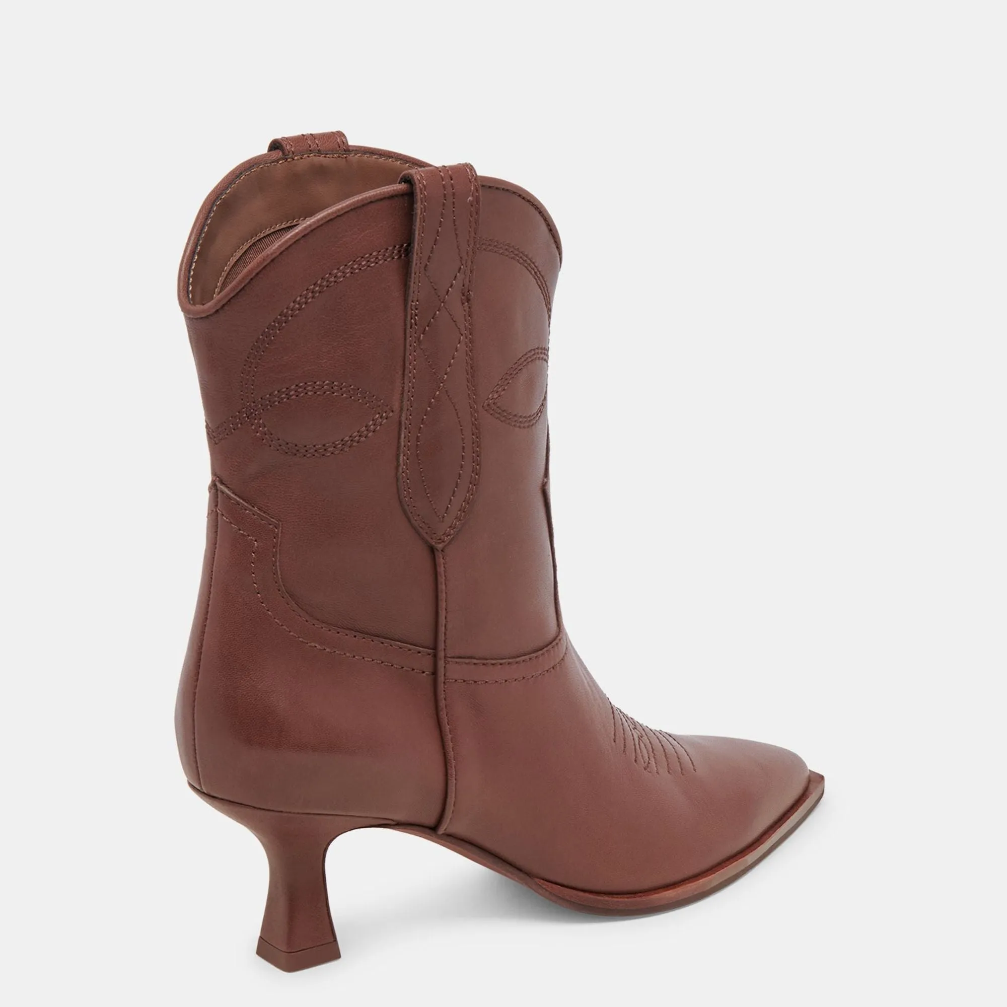 Angel Booties Chocolate Leather