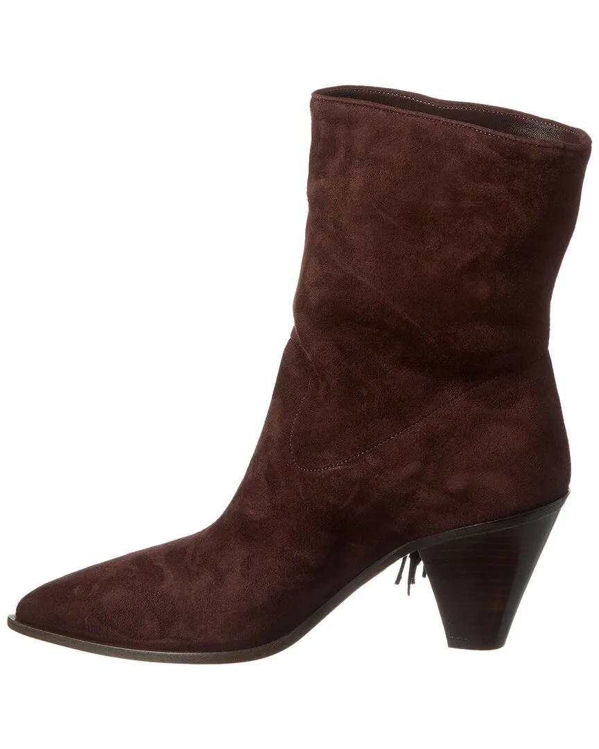 Aquazzura Marfa 70 Suede Bootie