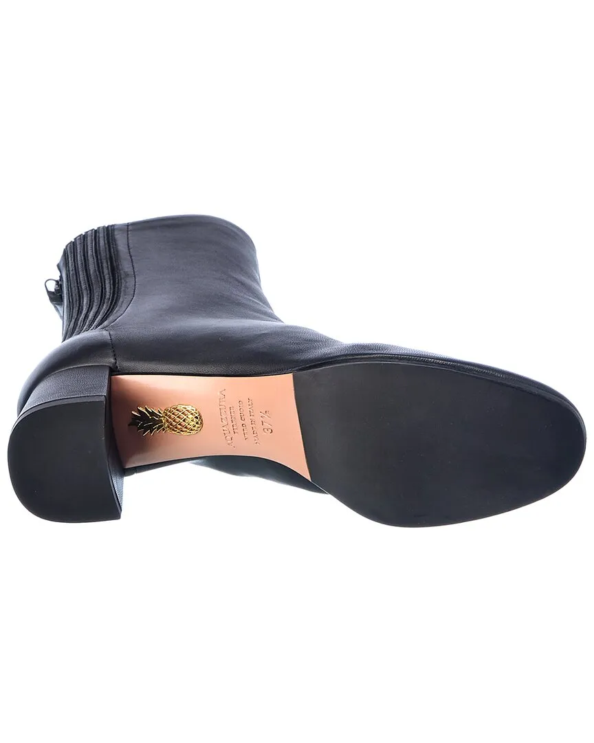 Aquazzura Saint Honore 50 Leather Bootie
