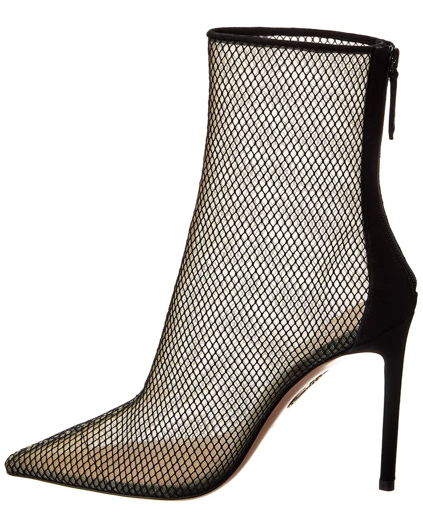 Aquazzura Wild Thoughts 105 Mesh & Suede Bootie