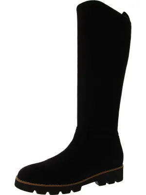 Ashburn Womens Faux Suede Tall Knee-High Boots