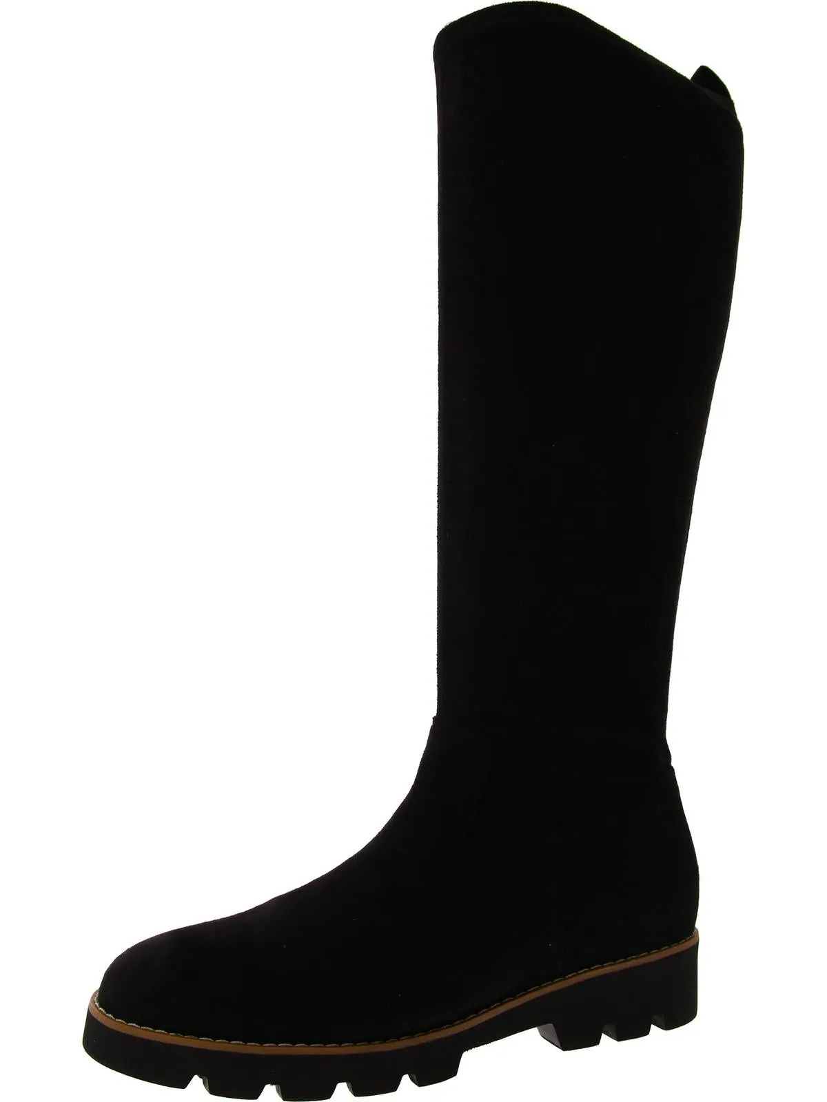 Ashburn Womens Faux Suede Tall Knee-High Boots