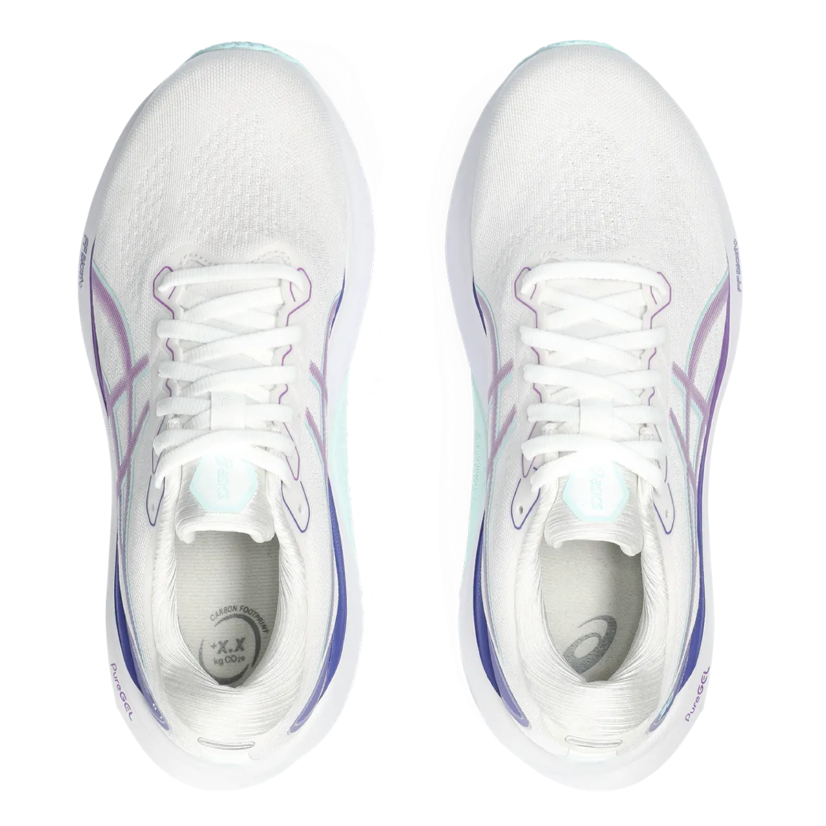 Asics Gel Kayano 30 - White - Cyber Grape
