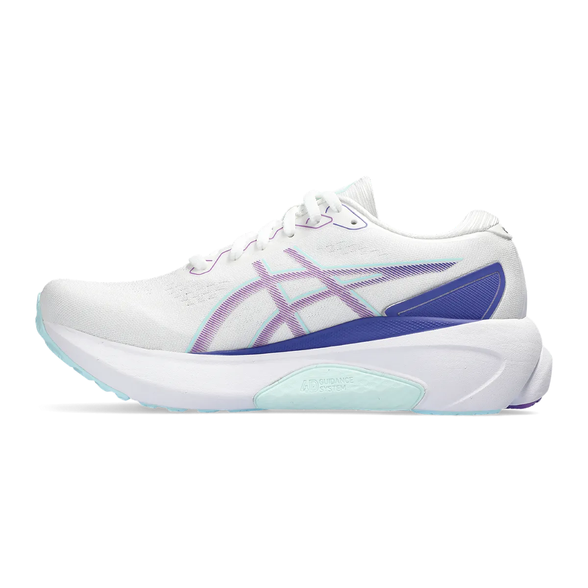 Asics Gel Kayano 30 - White - Cyber Grape