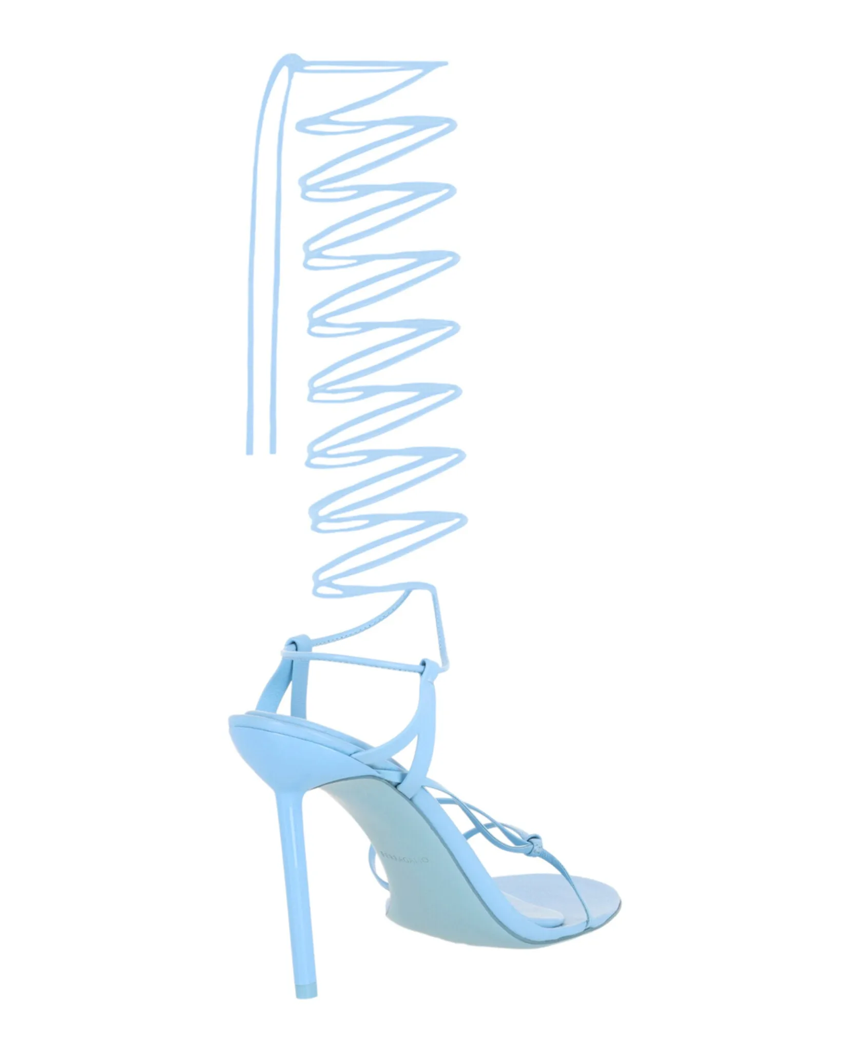 Azha X5 Wrap Tie Heels