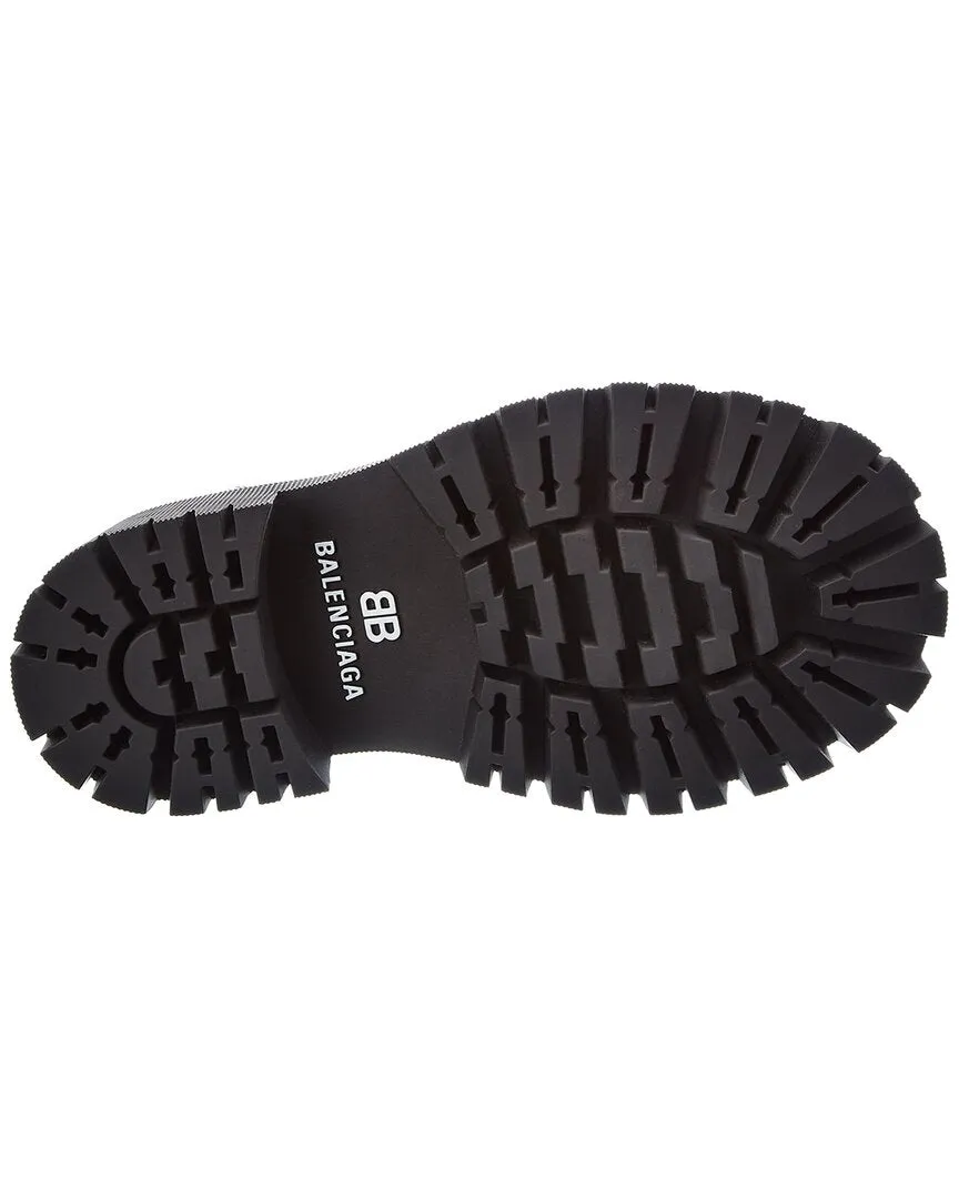 Balenciaga Tractor Leather Bootie