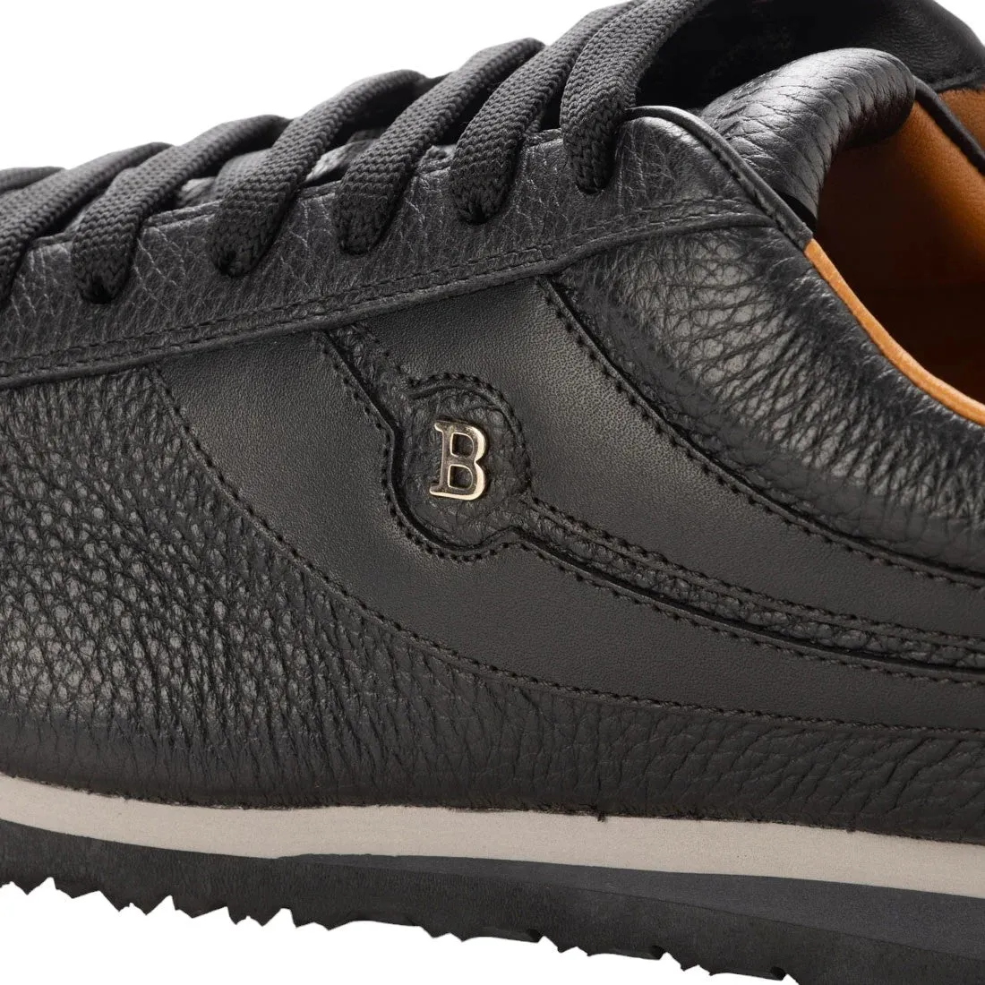 Bally Bredy 6228446 Men's Black Leather Sneakers