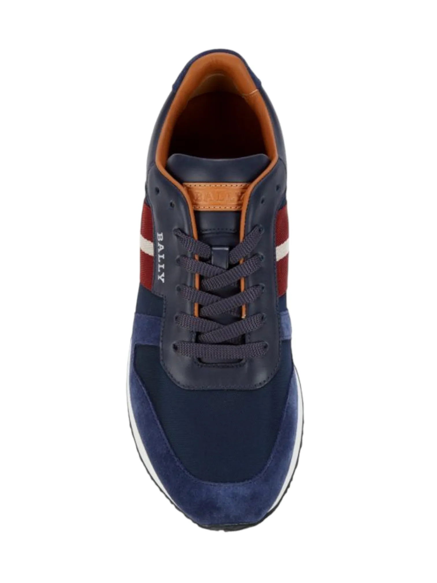 Bally Sprinter Men's 6238403 Blue Leather Suede Sneakers