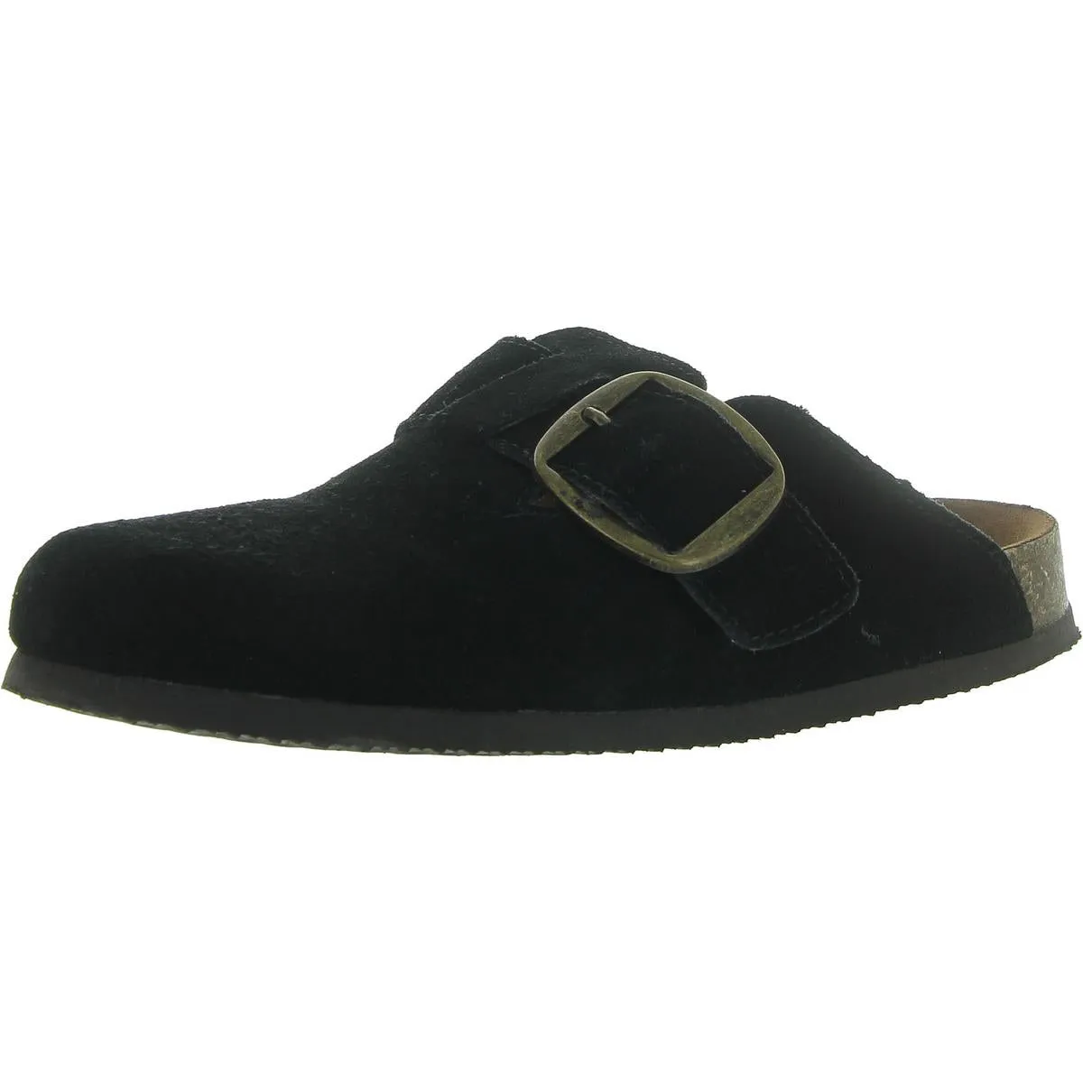 Big Easy Womens Suede Cork Mules