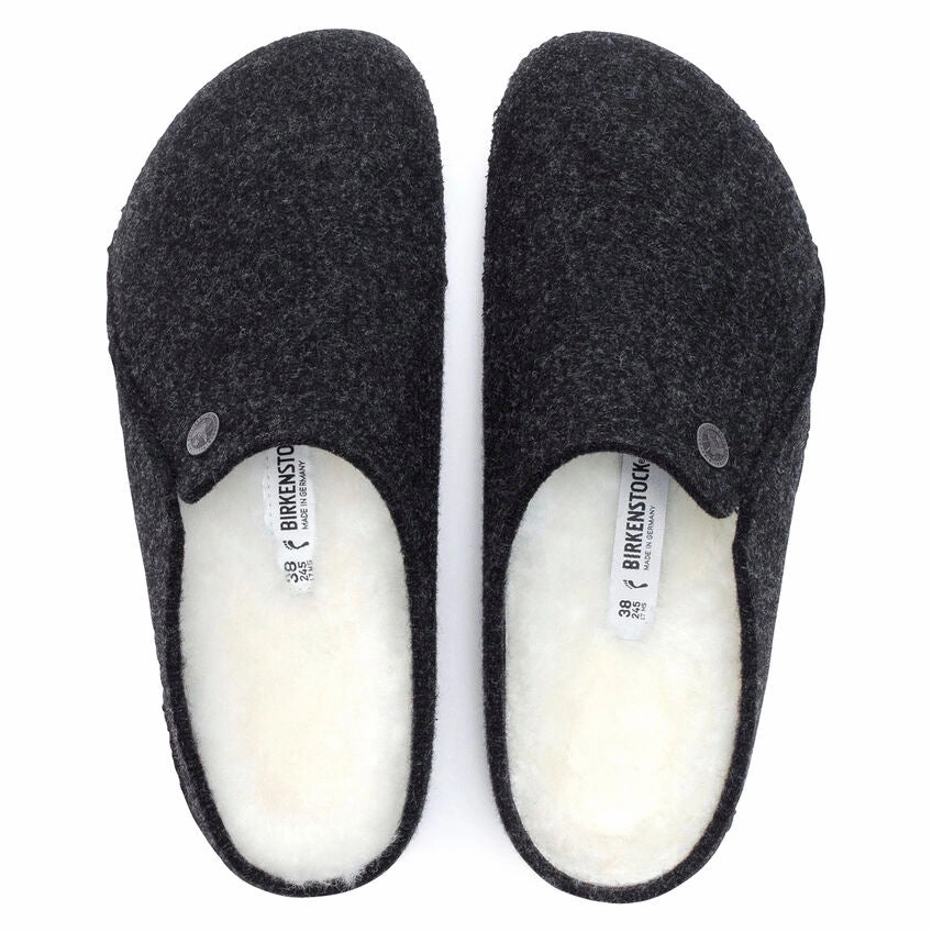 Birkenstock Shoes Women's Zermatt Wool/Shearling Anthracite