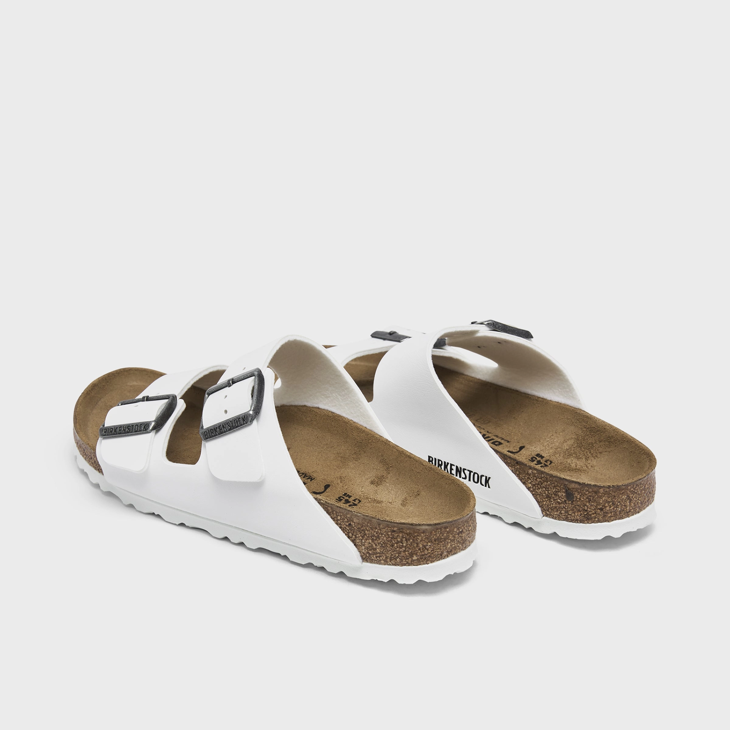 Birkenstock Women's Arizona Birko-Flor / White Birkenstock Shoes