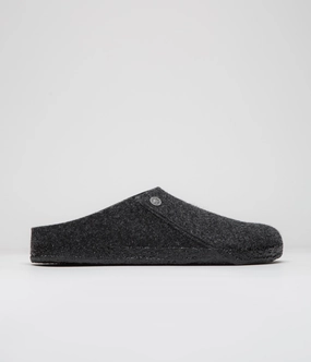 Birkenstock Zermatt Felt Slippers - Anthracite Birkenstock Shoes