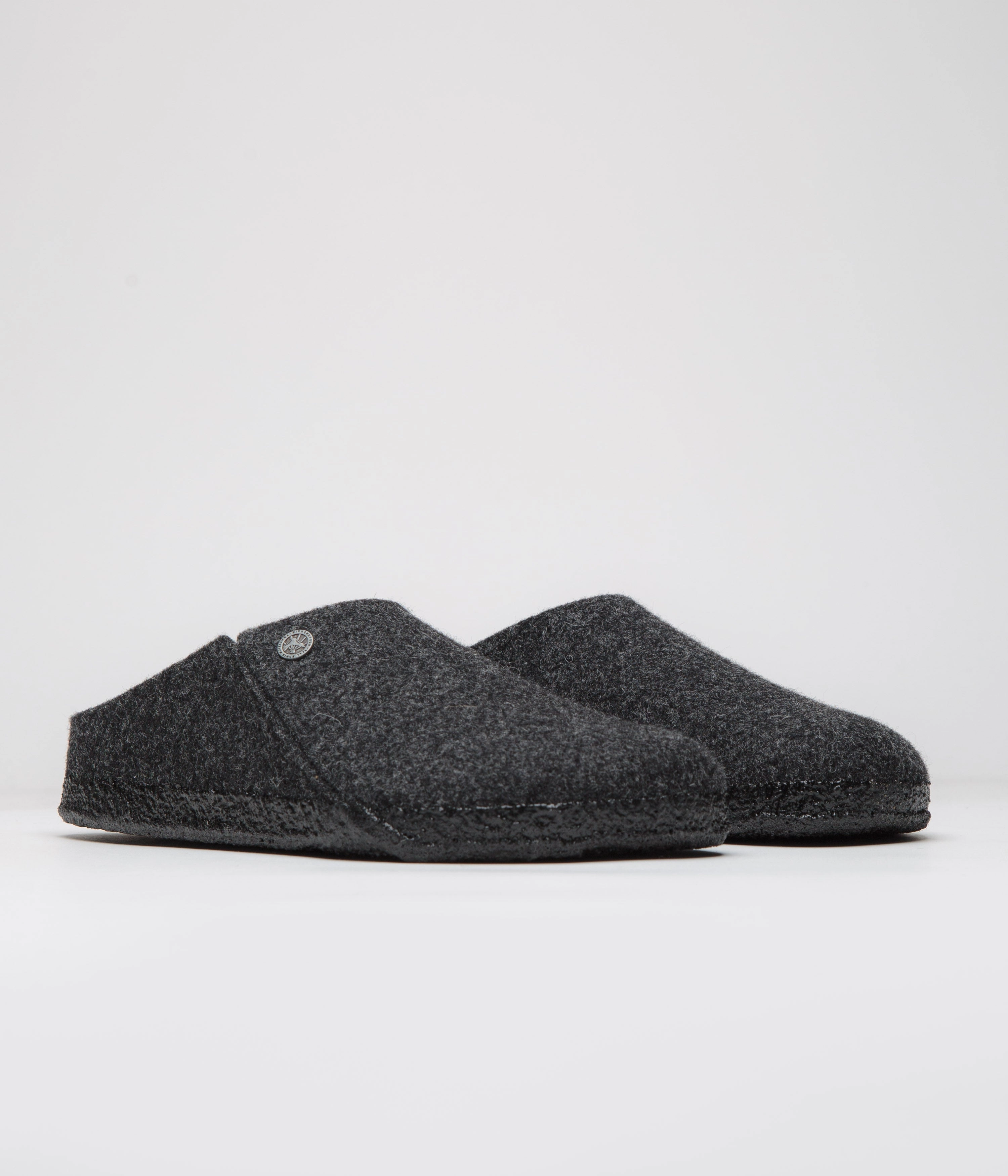Birkenstock Zermatt Felt Slippers - Anthracite Birkenstock Shoes