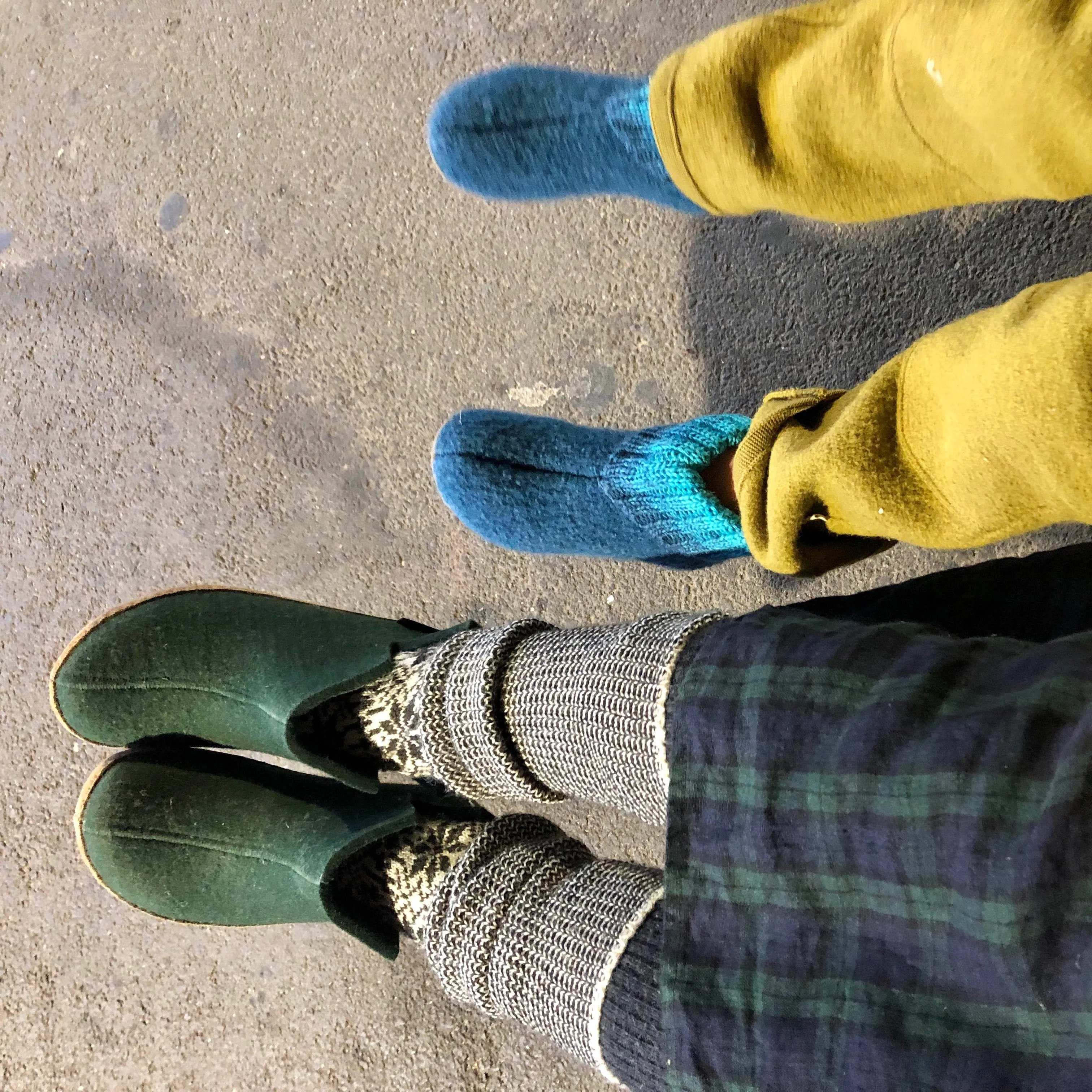 Boiled Wool Slipper Boots - Toni - Teal AW24 (Kids 24-31)