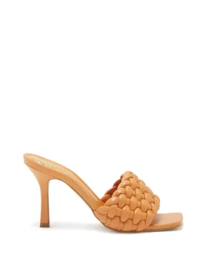 Brinela Mule In Orange Ochre