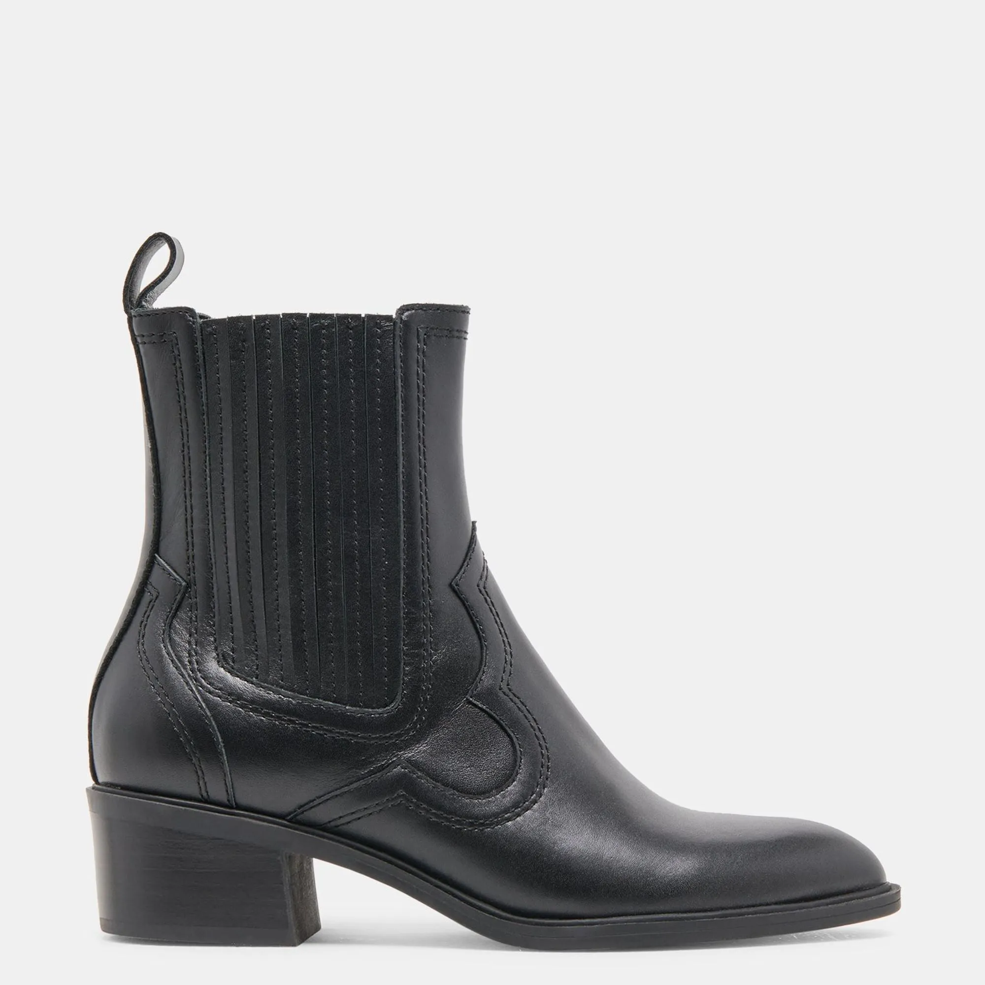 Brylee H2o Wide Booties Black Leather