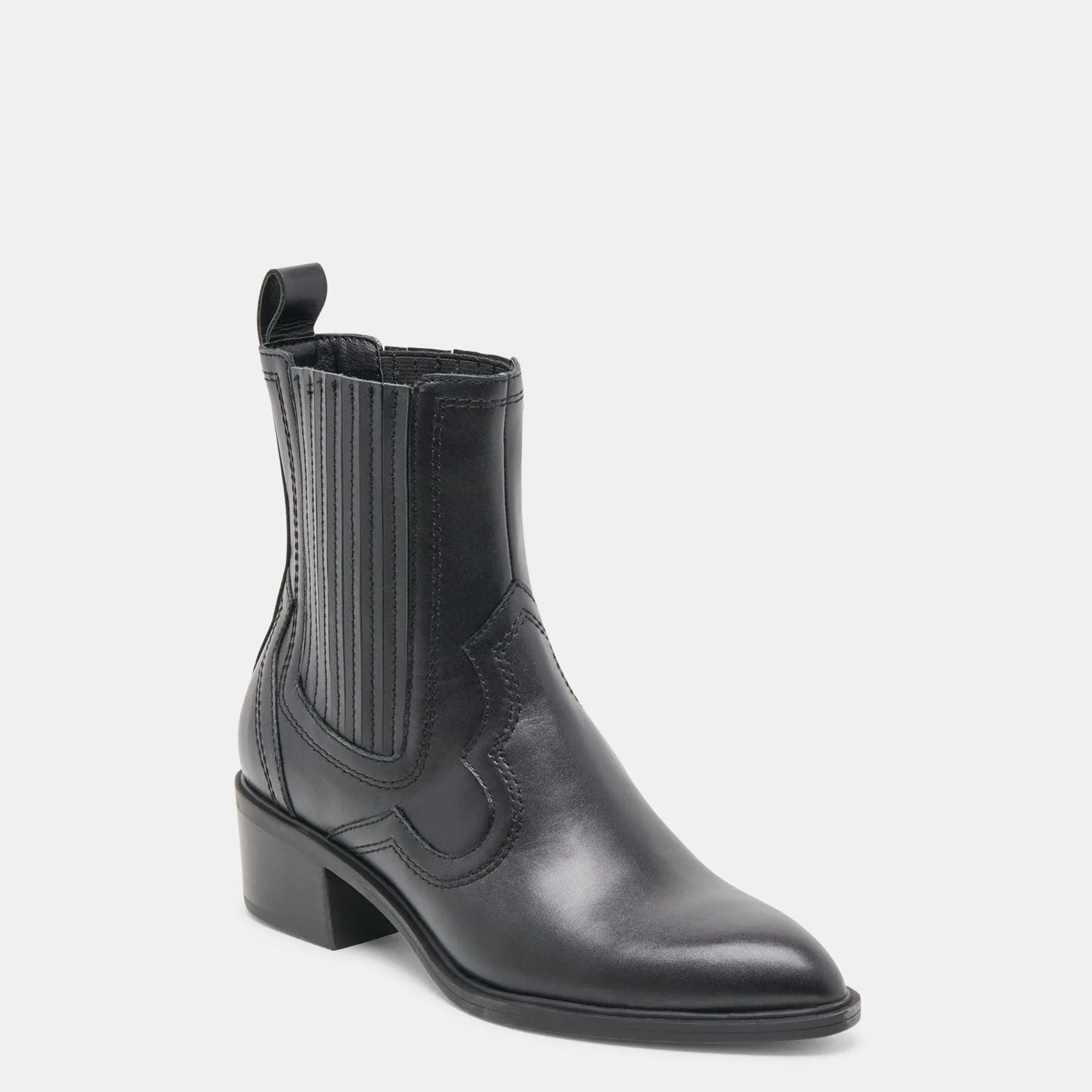 Brylee H2o Wide Booties Black Leather