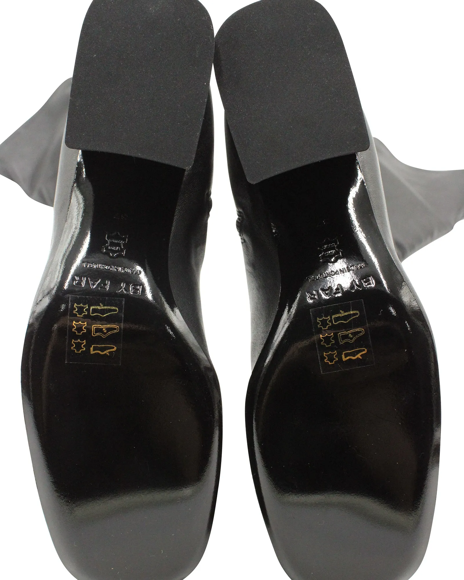 By Far Carlos Over-The-Knee Boots in Black Leather