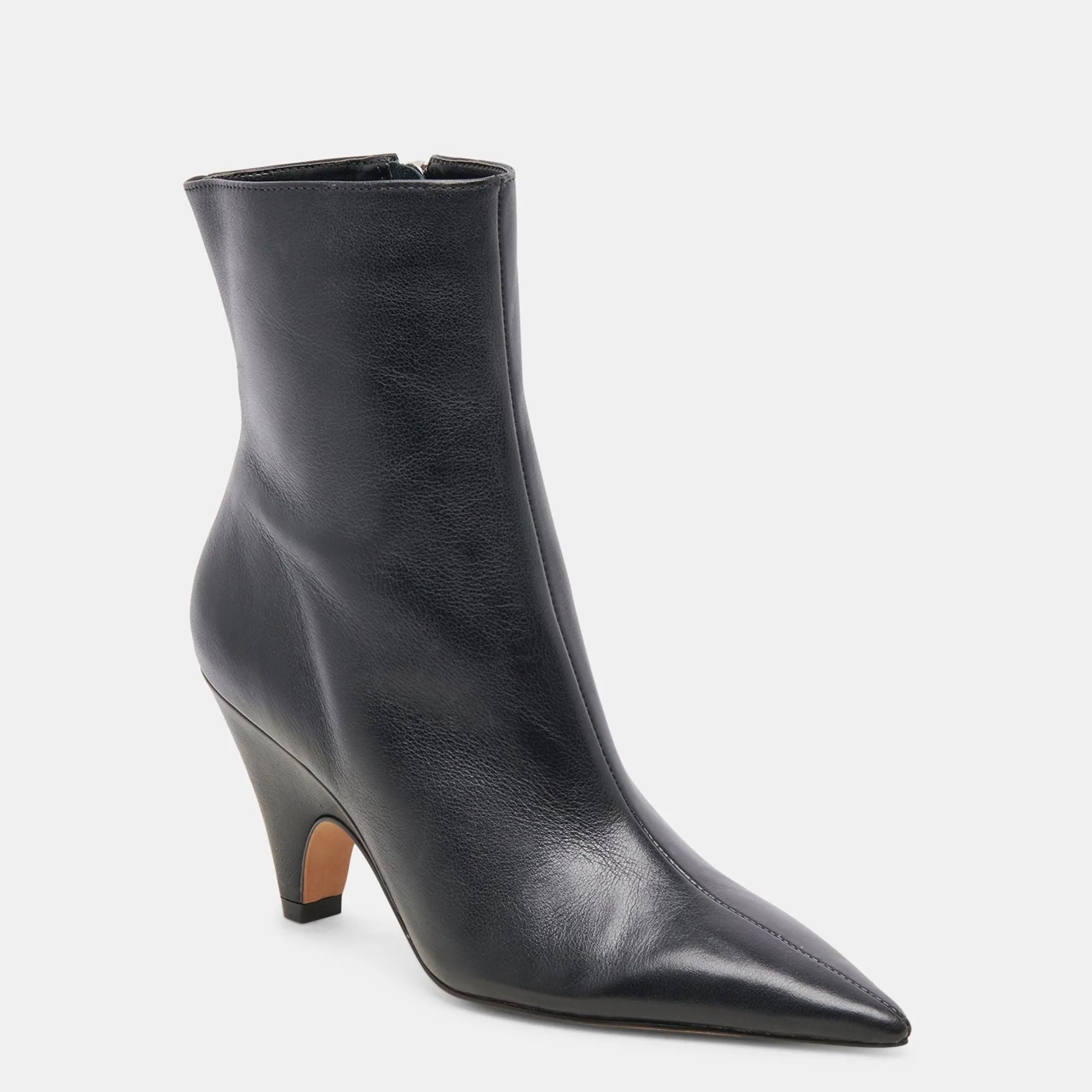 Calico Booties Black Leather
