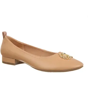 Cameo 3 Womens Toe Cap Faux Leather Block Heels