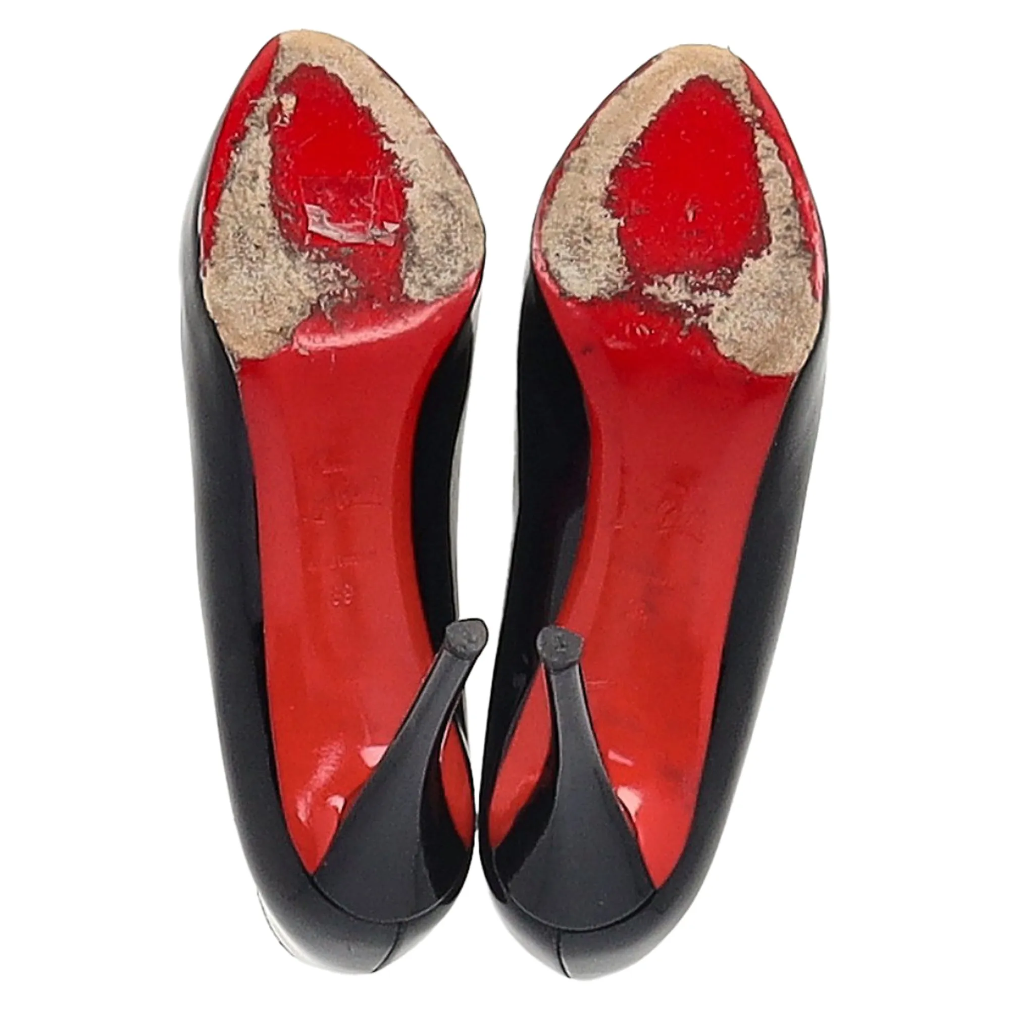 Christian Louboutin Dolly Pumps in Black Patent Leather