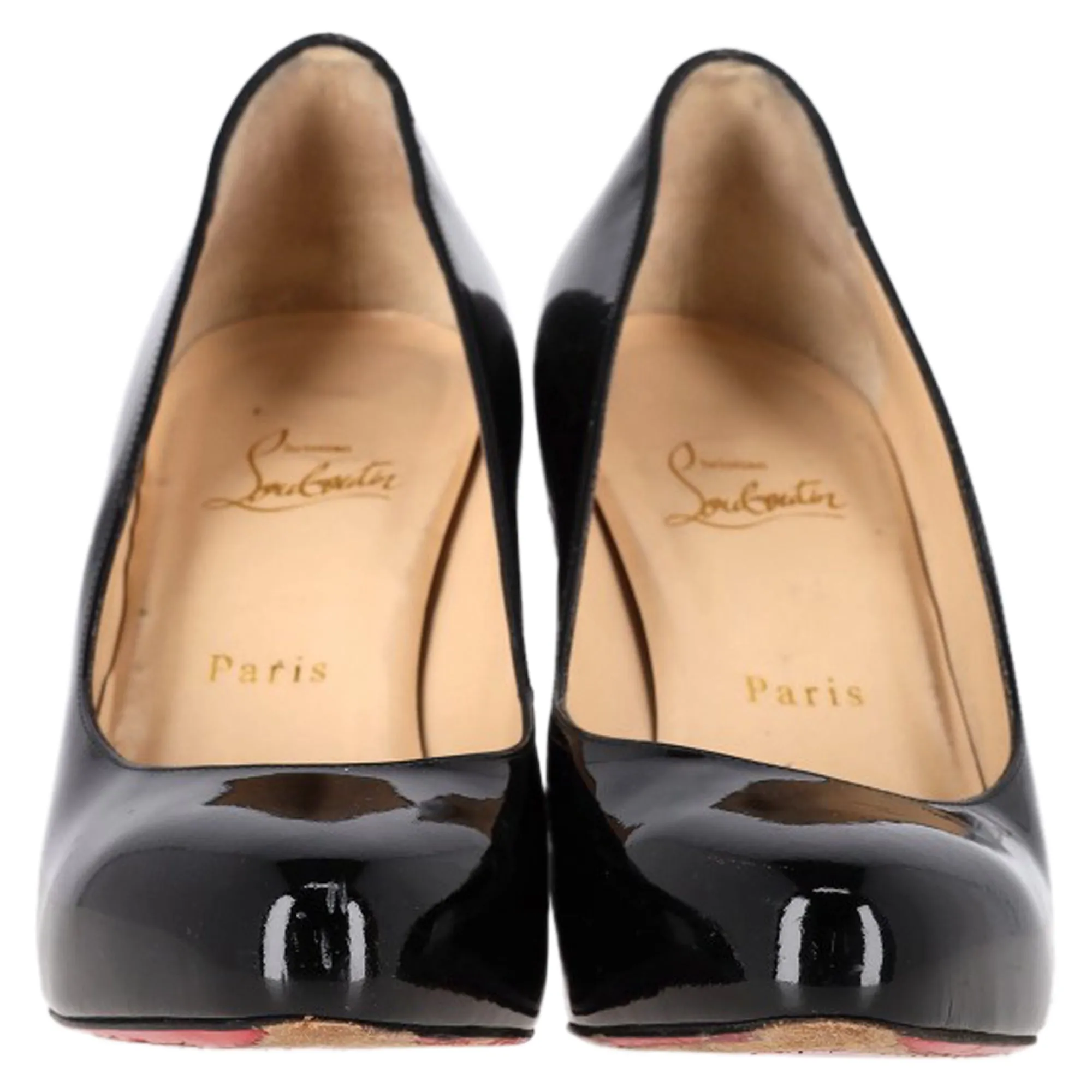 Christian Louboutin Dolly Pumps in Black Patent Leather