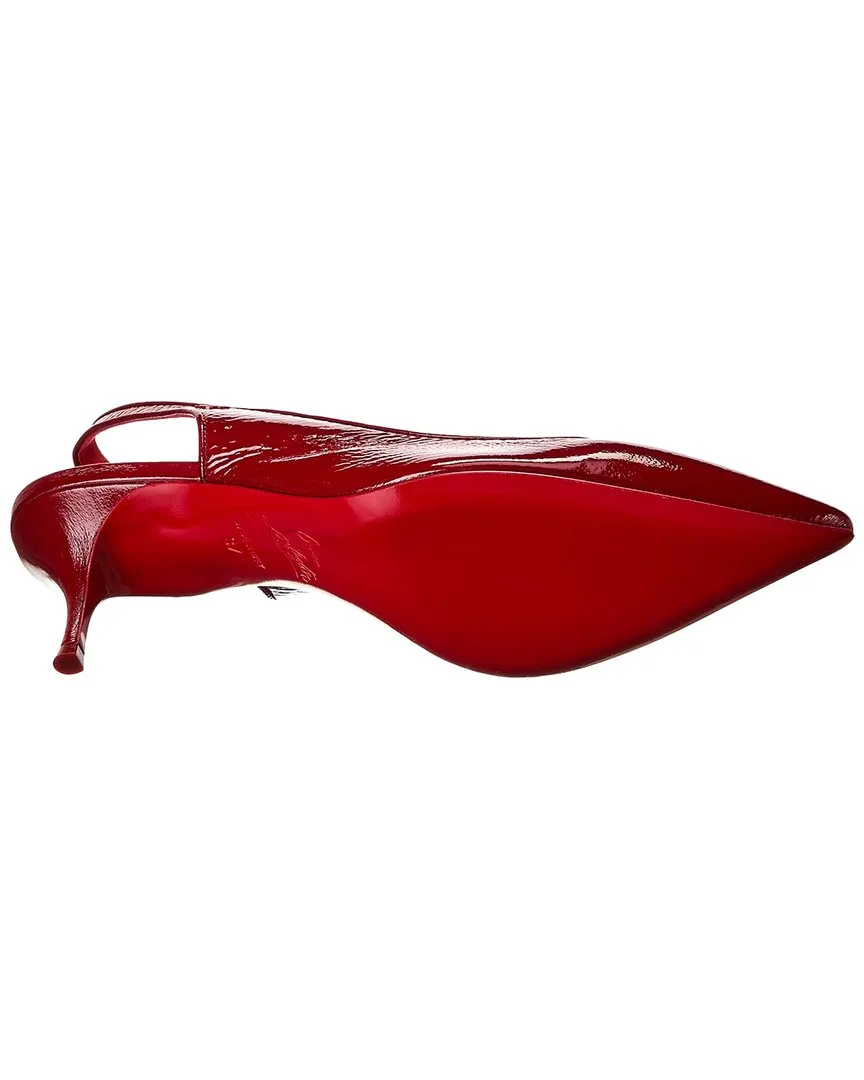 Christian Louboutin Sporty Kate 55 Leather Slingback Pump