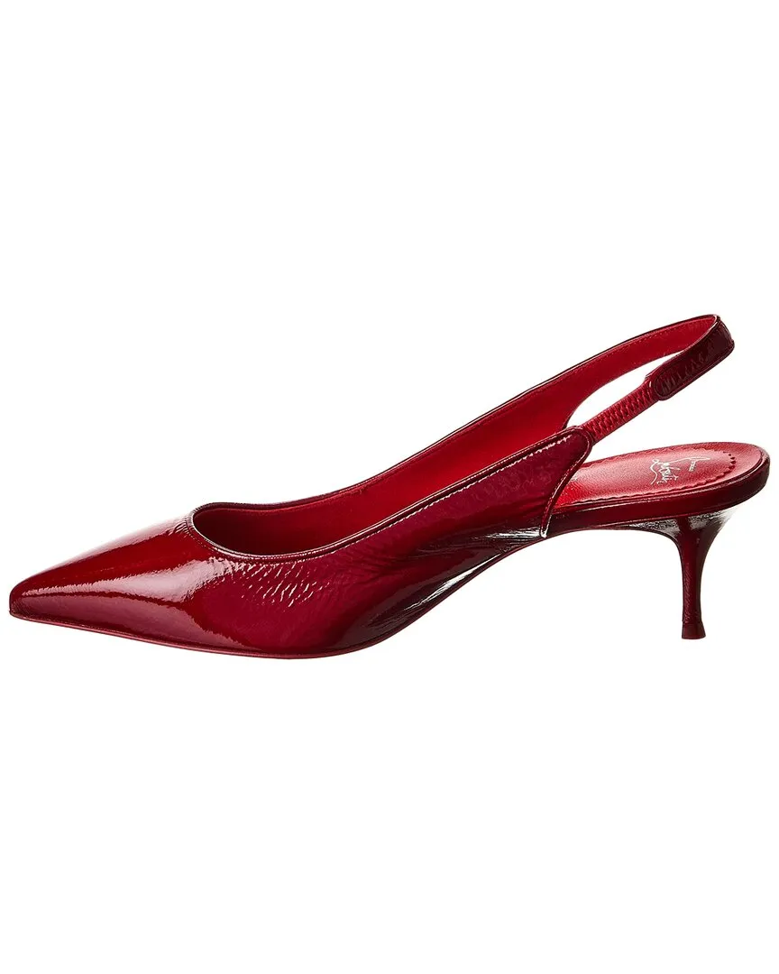 Christian Louboutin Sporty Kate 55 Leather Slingback Pump