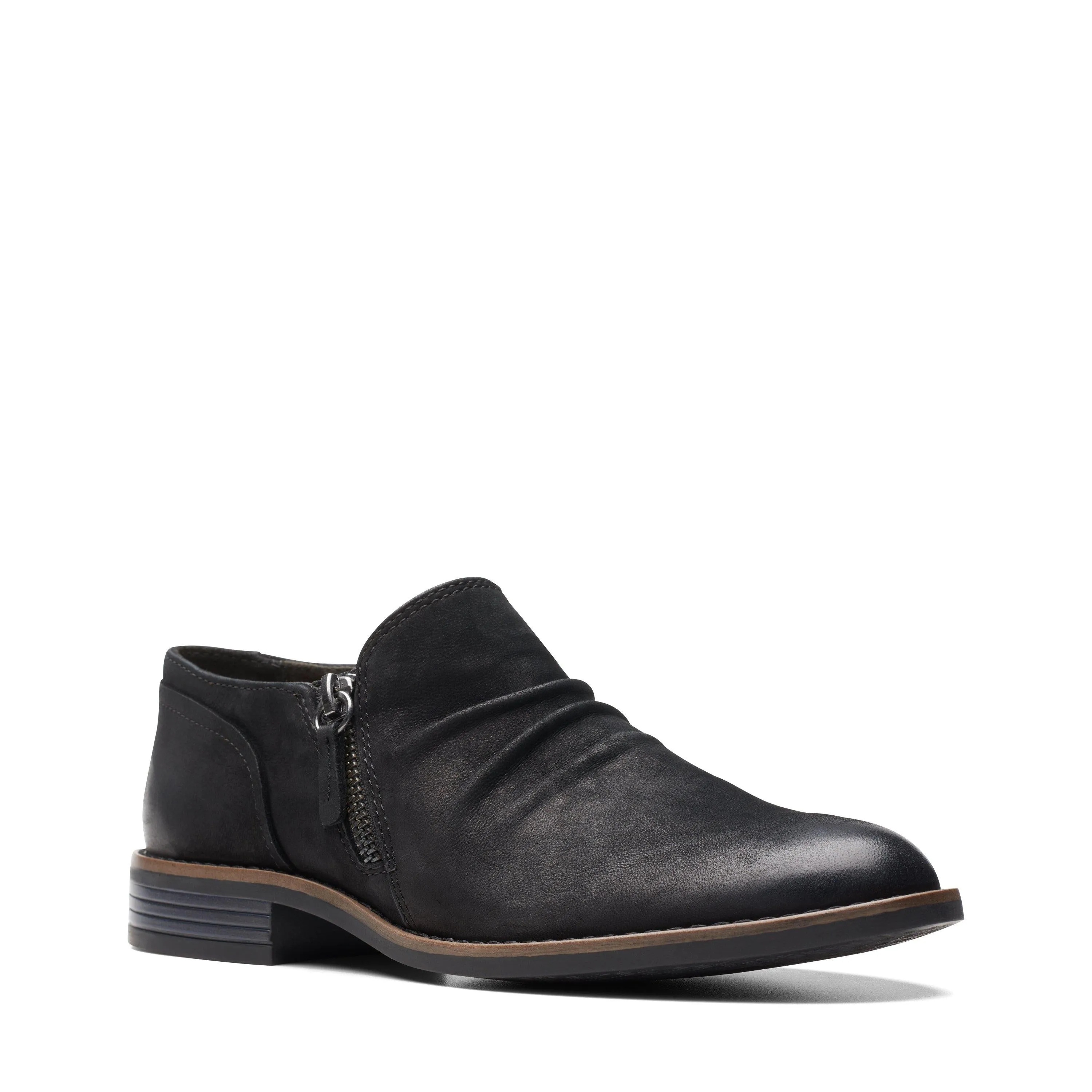Clarks Camzin Pace in Black Nubuck