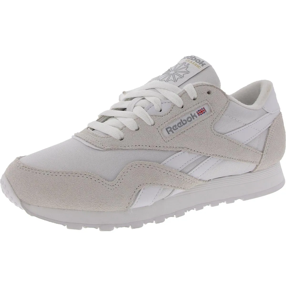 CLASSIC Mens Cushioned Footbed Faux Leather Running & Training Shoes