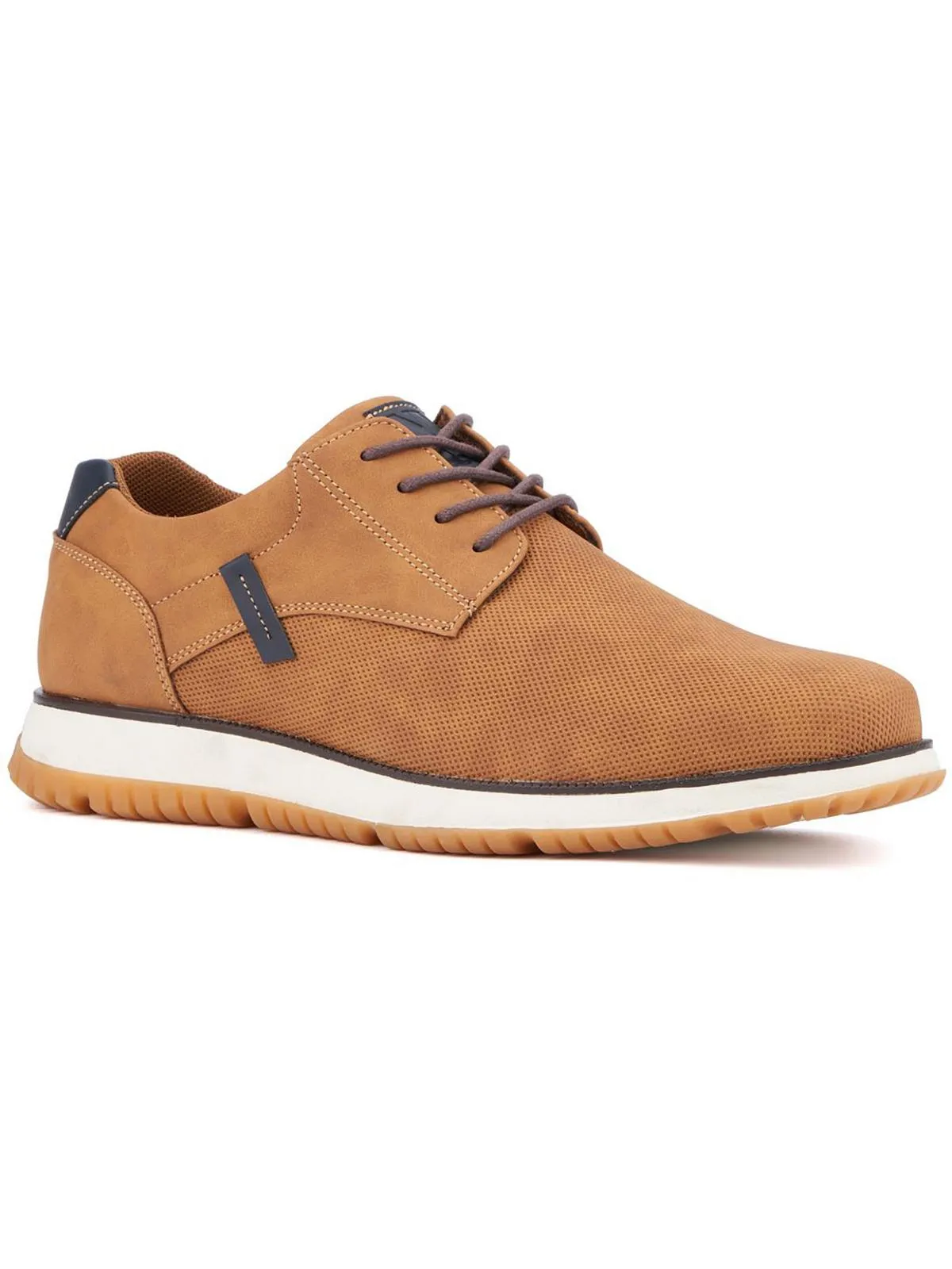 CODA Mens Faux Leather Lace Up Casual And Fashion Sneakers