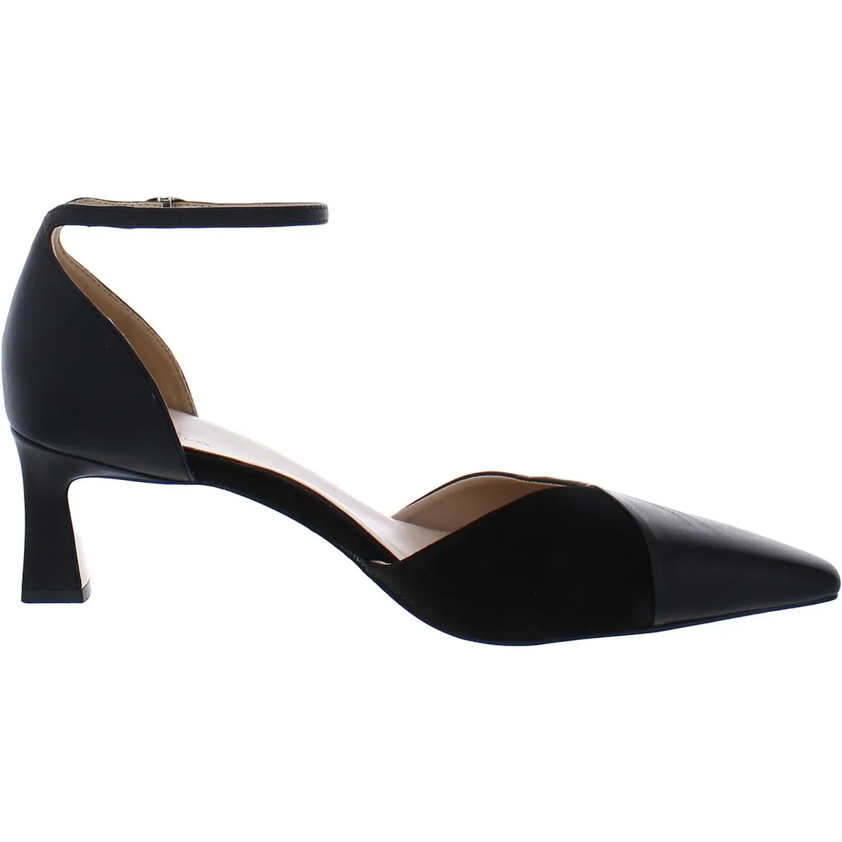 Danica Womens Leather Almond Toe Pumps