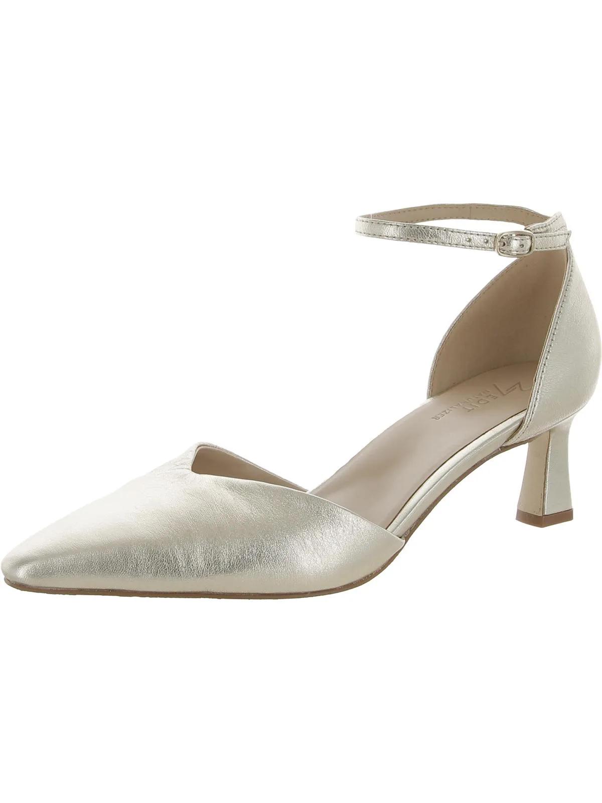 Danica Womens Leather Almond Toe Pumps