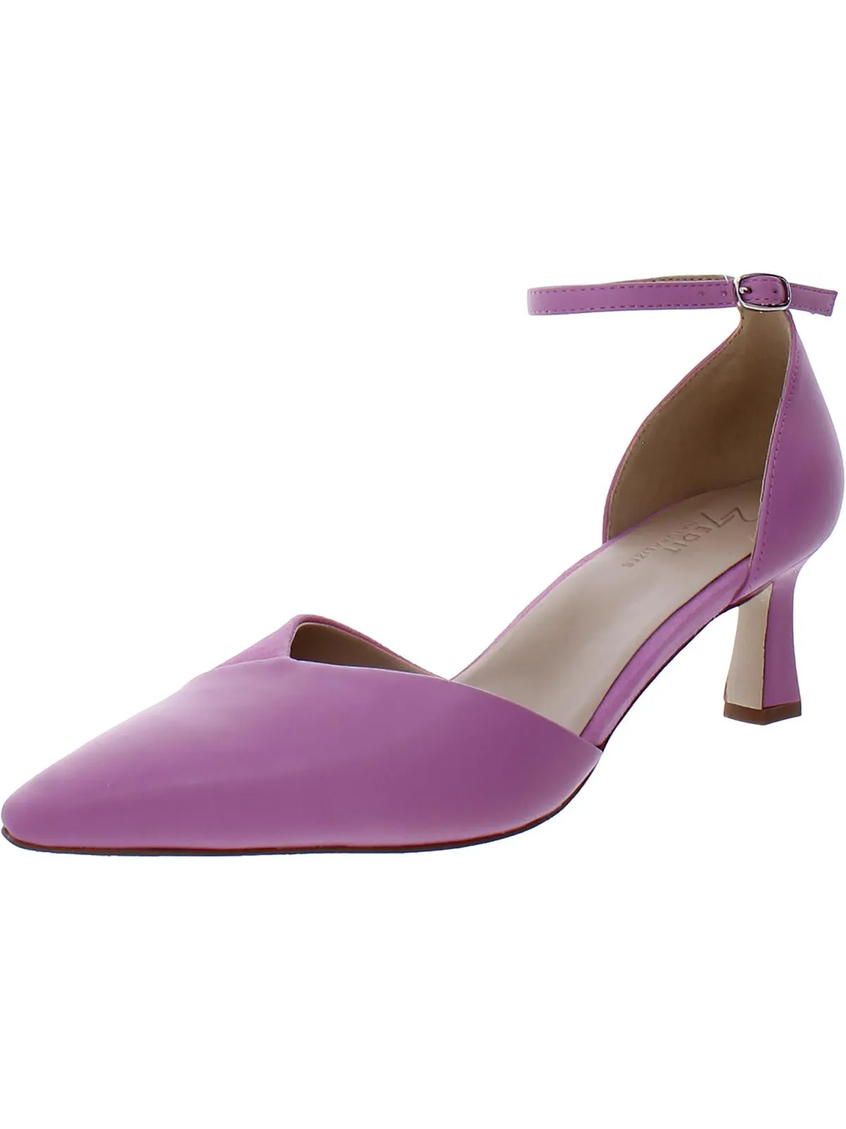 Danica Womens Leather Almond Toe Pumps
