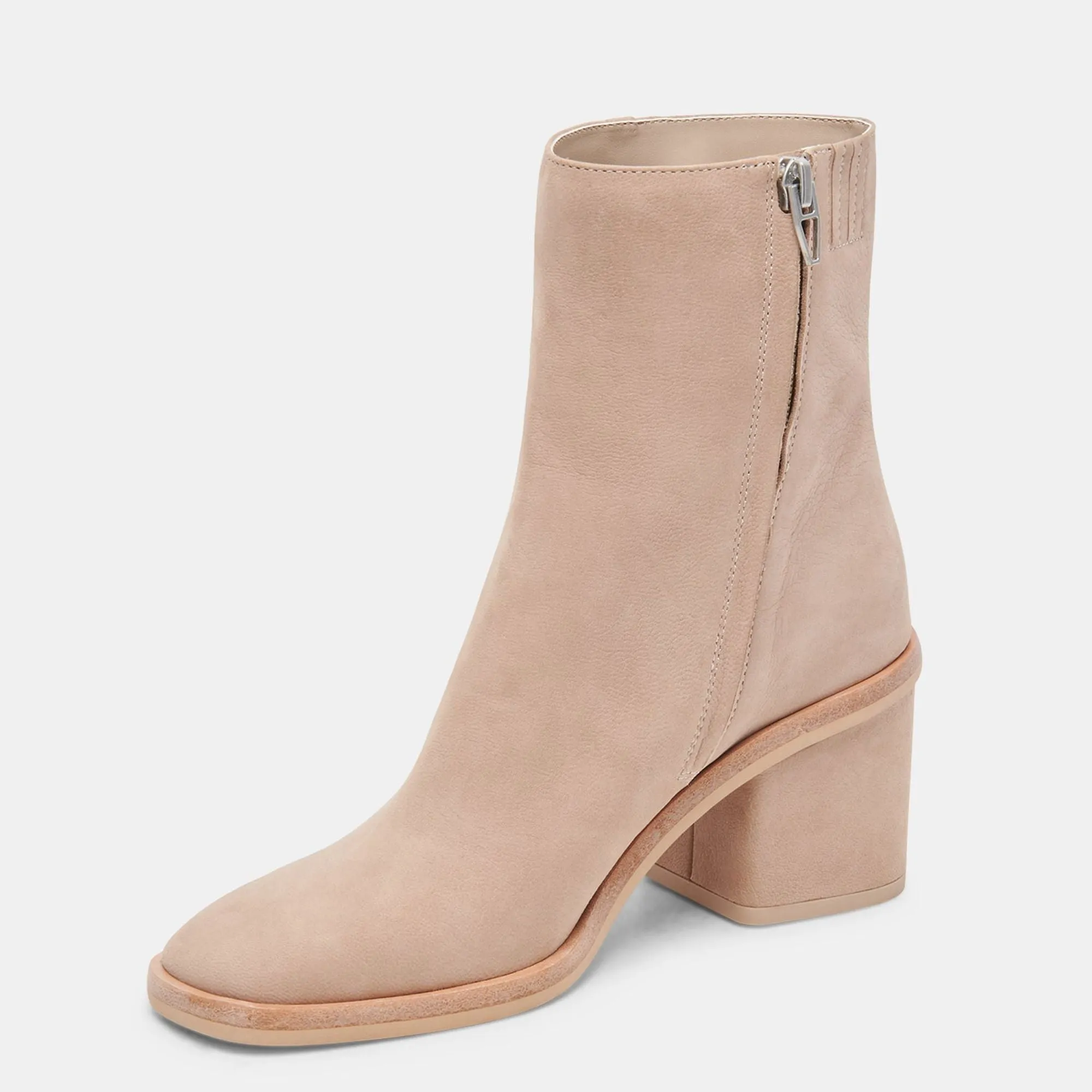 DAPPER BOOTIES TAUPE NUBUCK