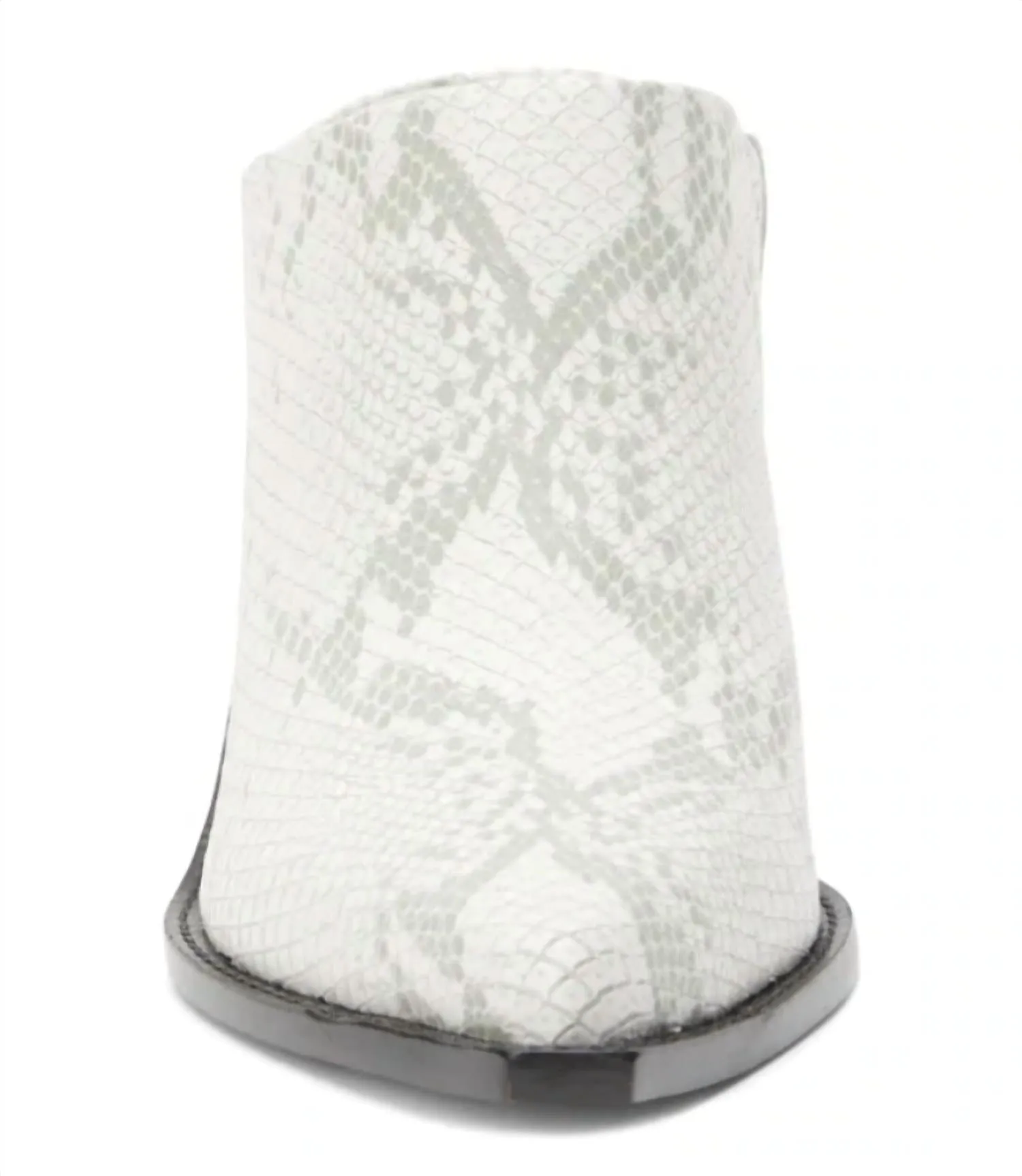 Deena Mule In White Snake
