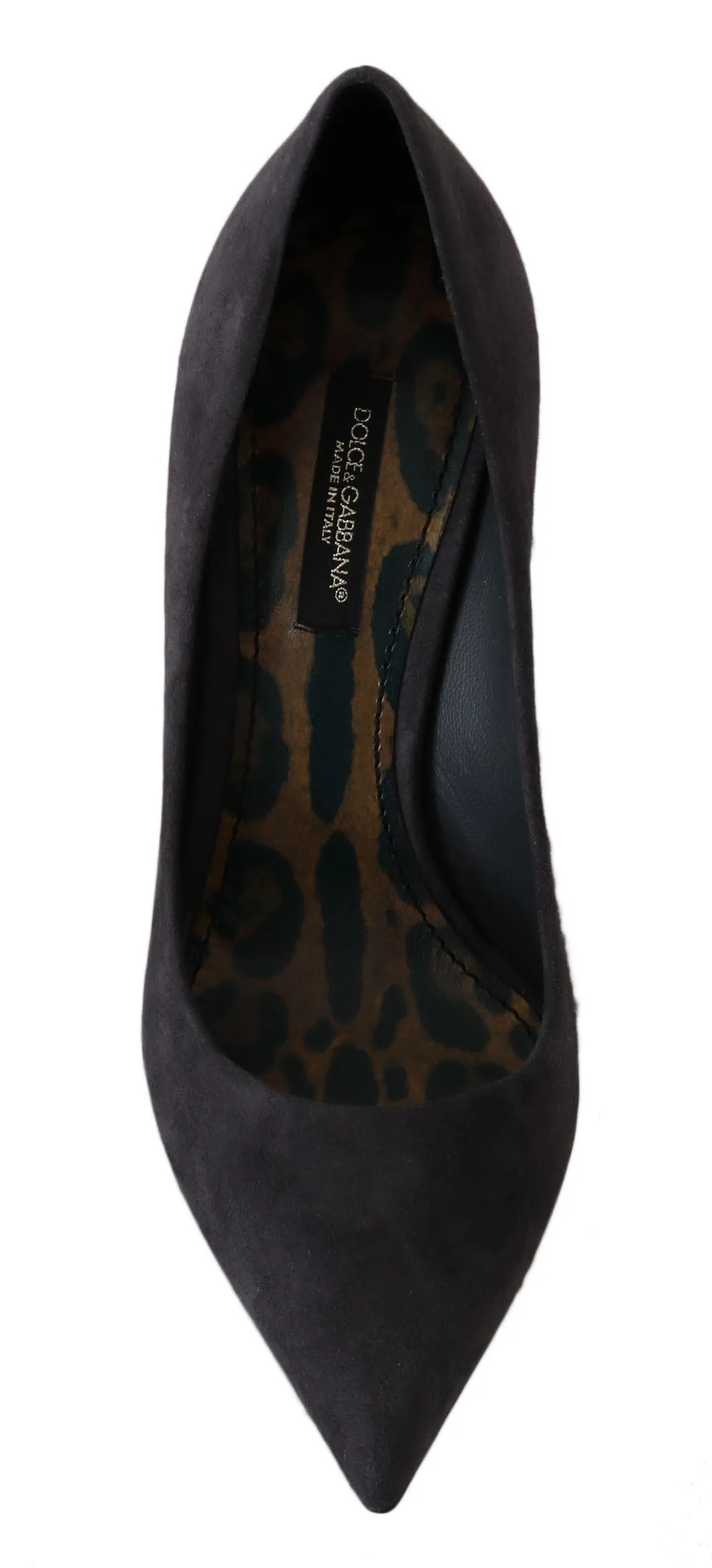 Dolce & Gabbana Elegant Suede Stiletto Women's Pumps
