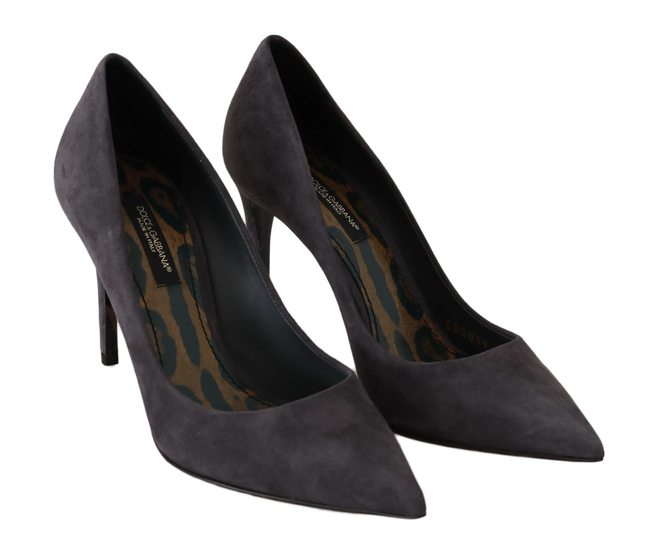 Dolce & Gabbana Elegant Suede Stiletto Women's Pumps
