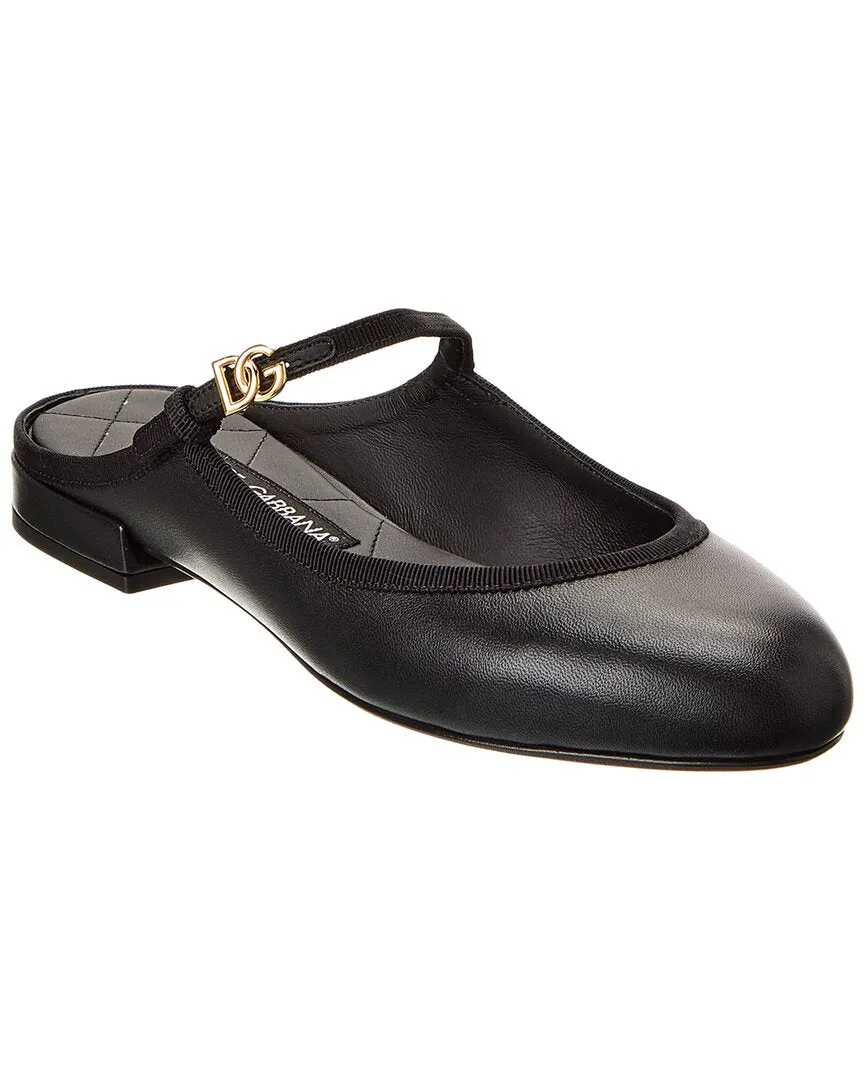 Dolce & Gabbana Leather Mule