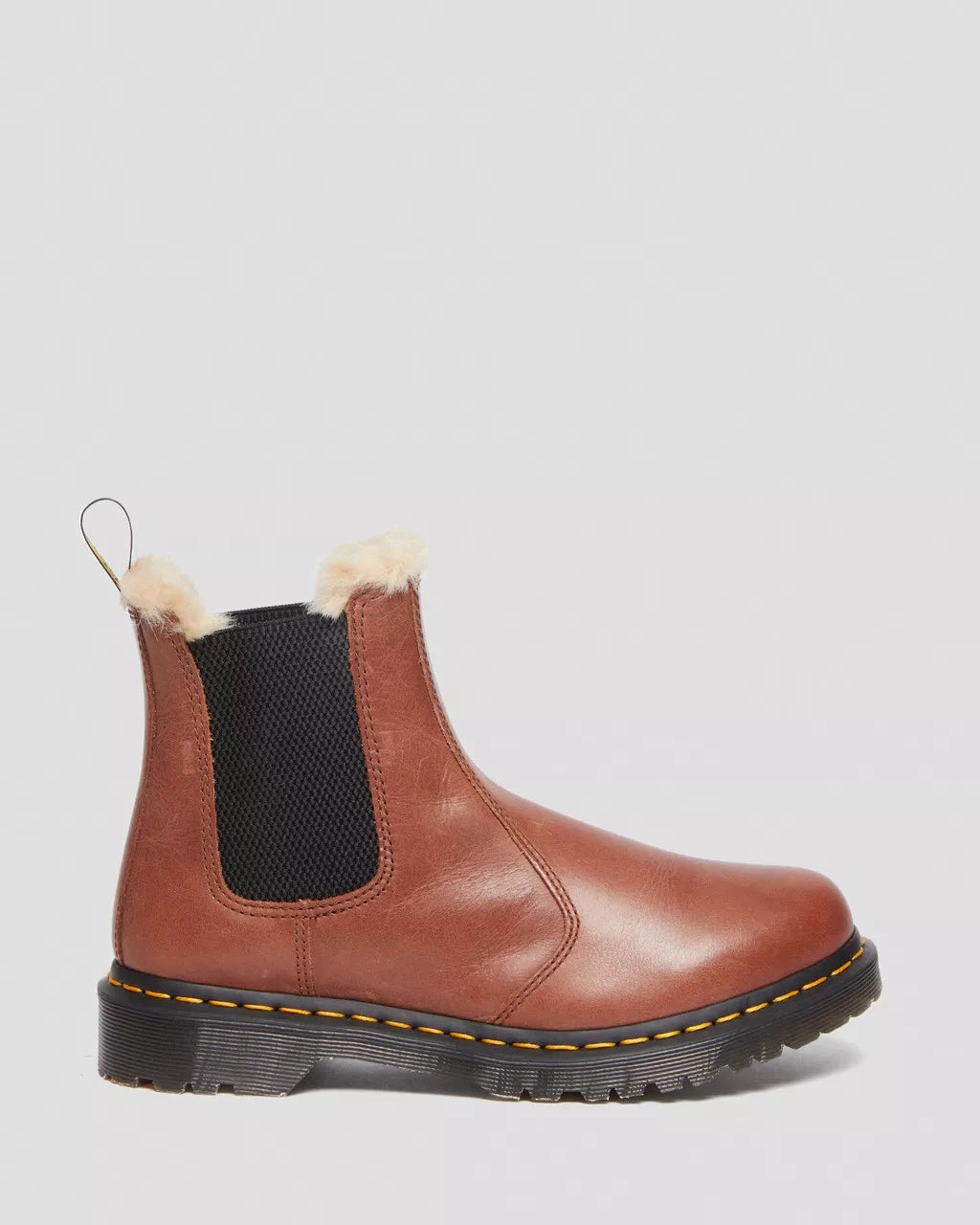 Dr Martens Shoes 2976 Leonore Farrier Boots in Saddle Tan
