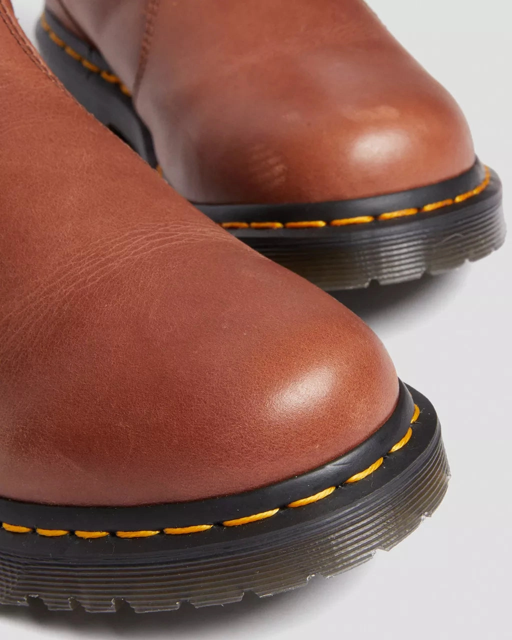 Dr Martens Shoes 2976 Leonore Farrier Boots in Saddle Tan