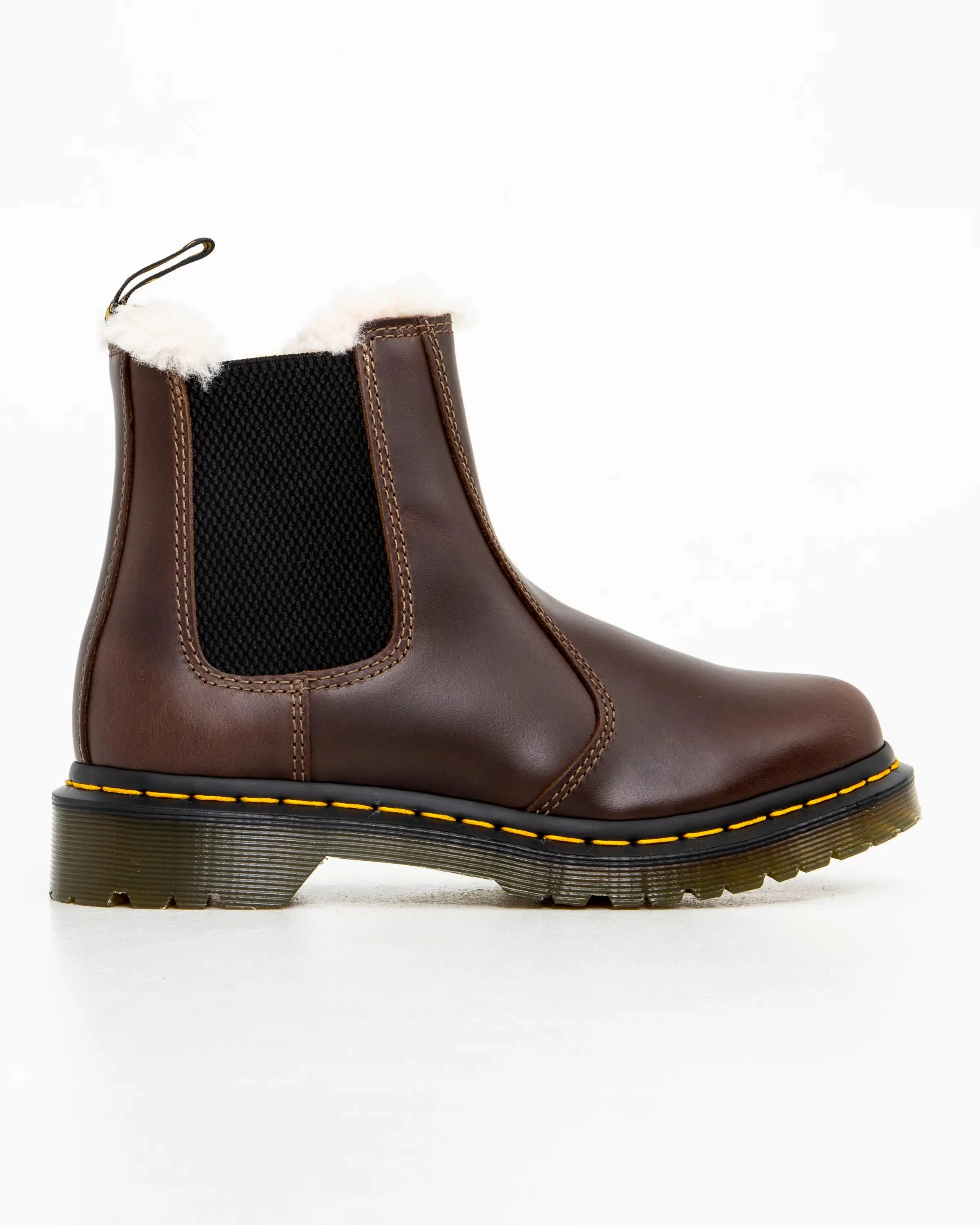 Dr Martens Shoes 2976 Leonore Orleans Boots in Dark Khaki