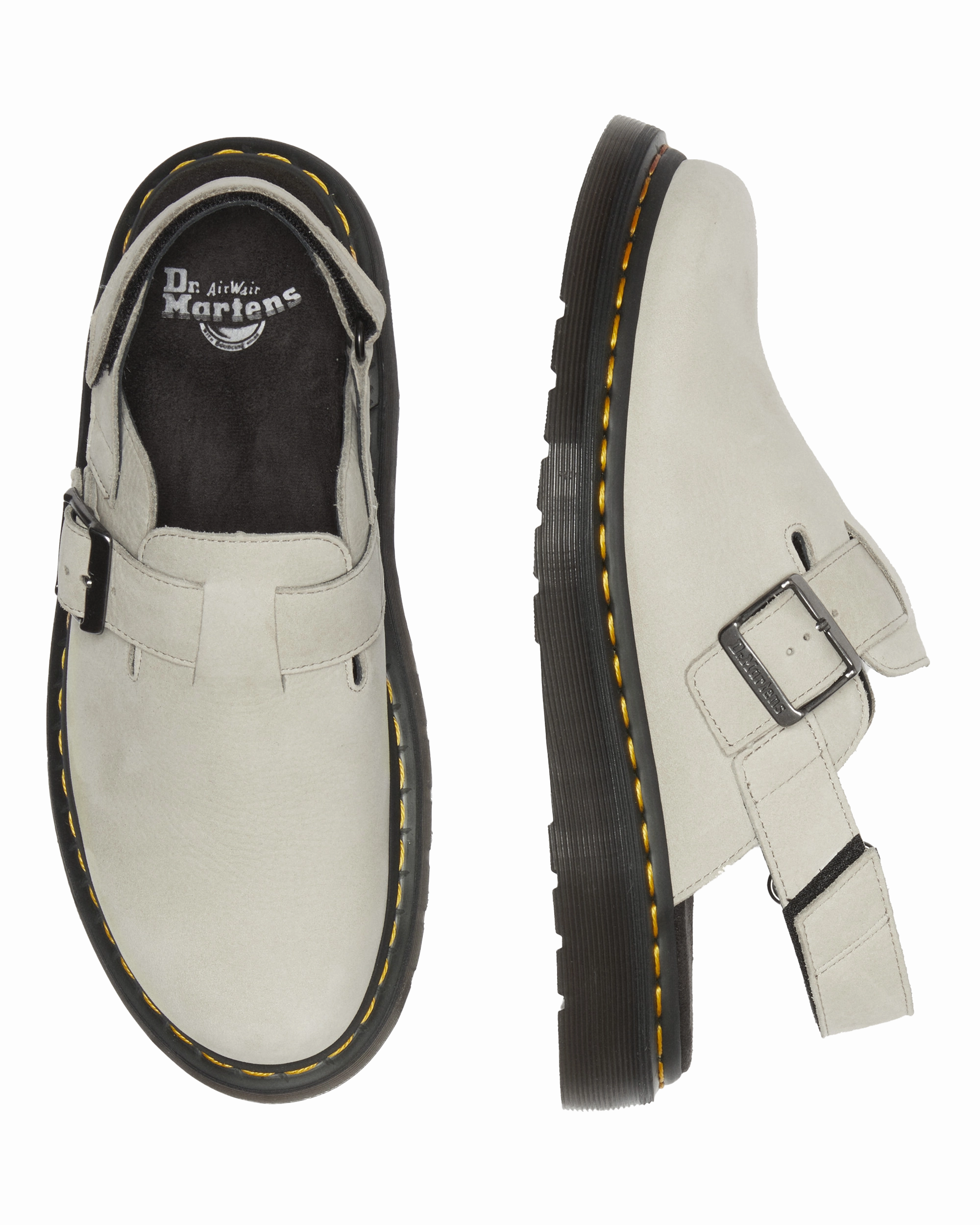 Dr Martens Shoes Jorge II Buttersoft Mules in Warmed Stone