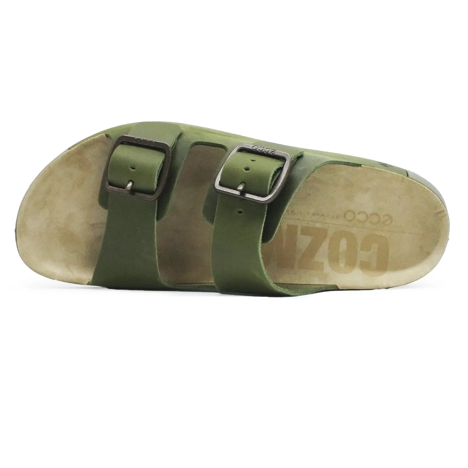 Ecco Cozmo 500984 Nubuck Men's Slides Sandals ecco Shoes